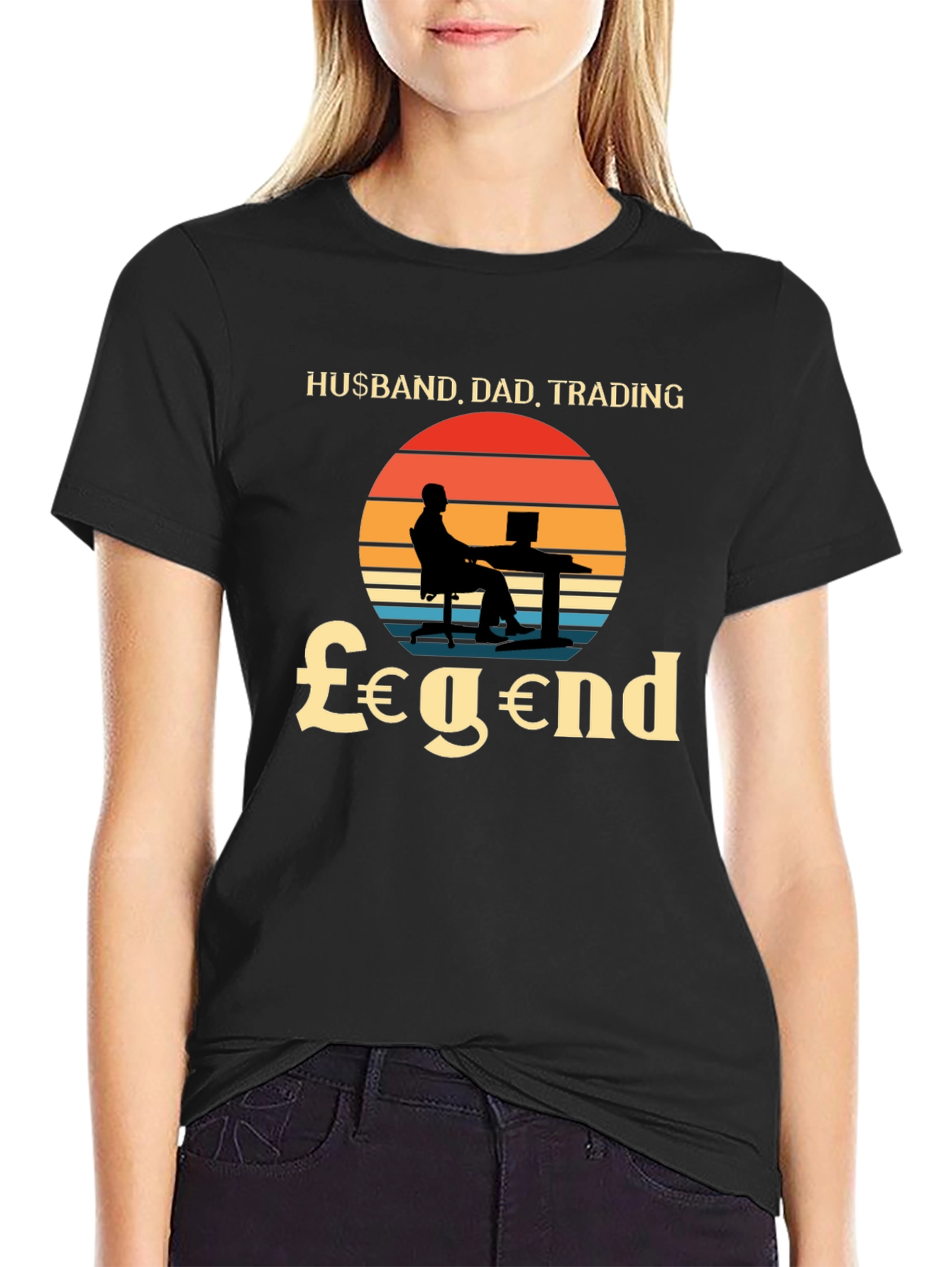 Husband Dad Trading Legend T-Shirt