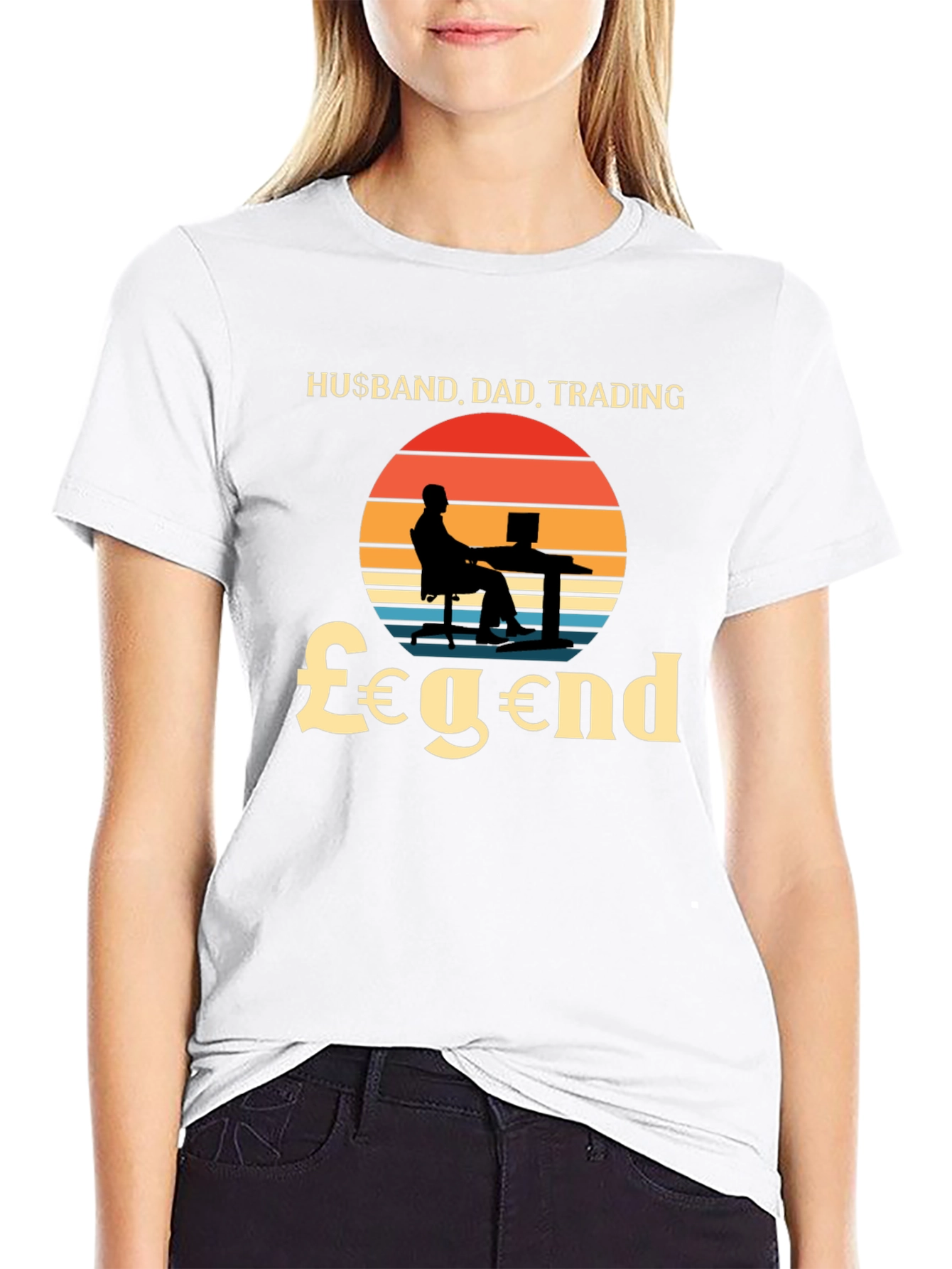 Husband Dad Trading Legend T-Shirt