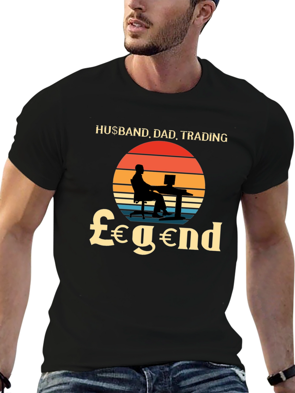 Husband Dad Trading Legend T-Shirt