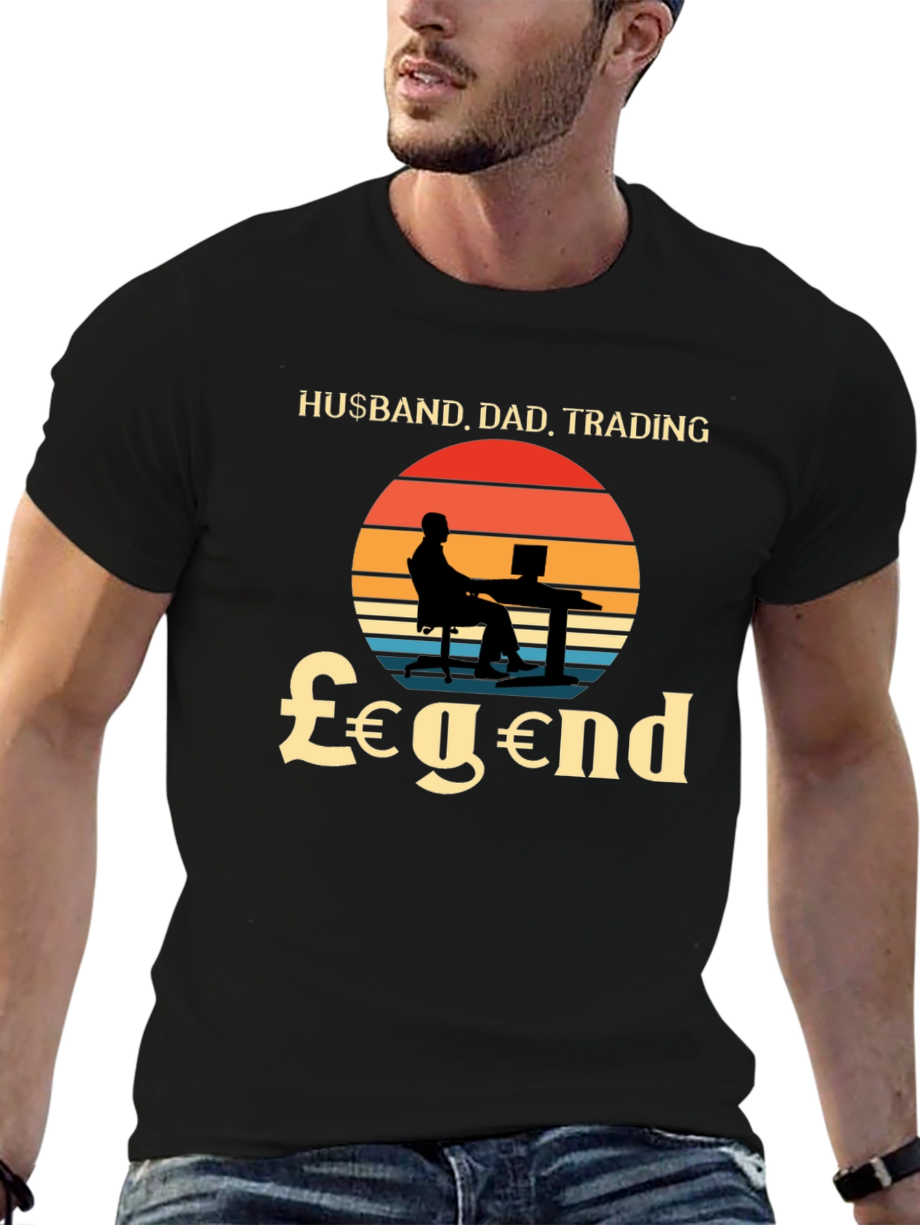 Husband Dad Trading Legend T-Shirt