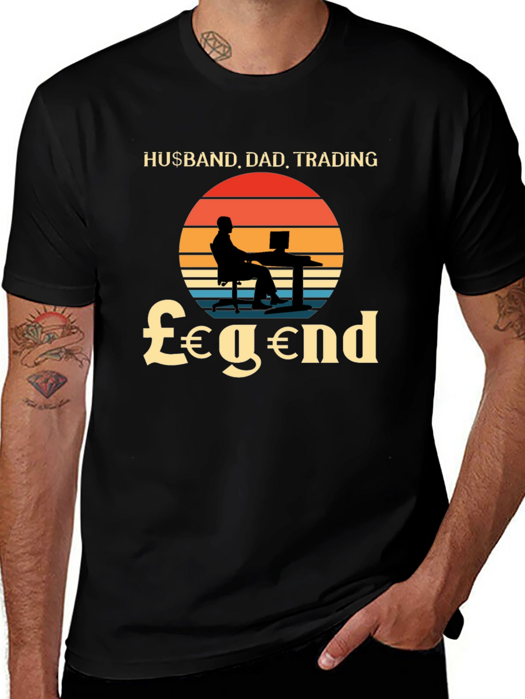 Husband Dad Trading Legend T-Shirt