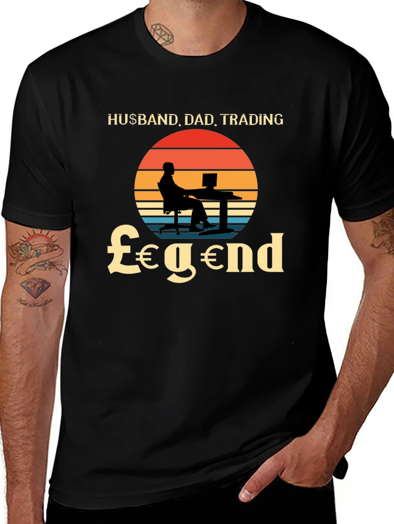 Husband Dad Trading Legend T-Shirt