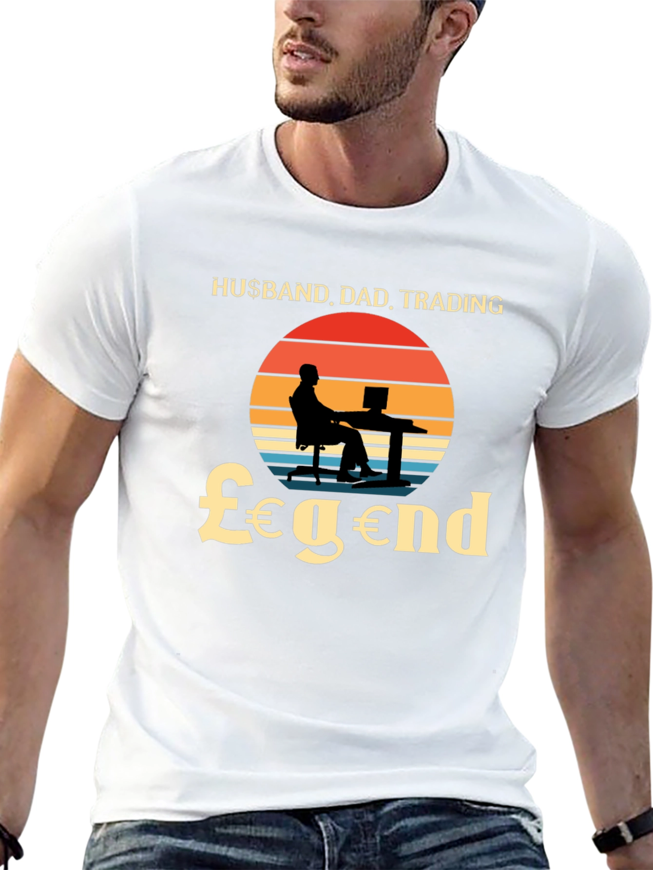 Husband Dad Trading Legend T-Shirt