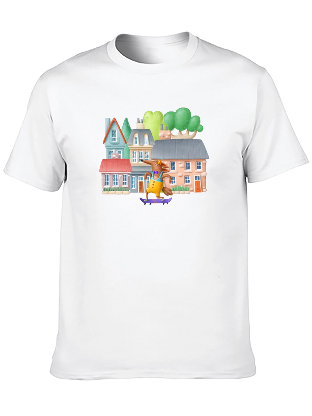 Skateboarding Fox Tee