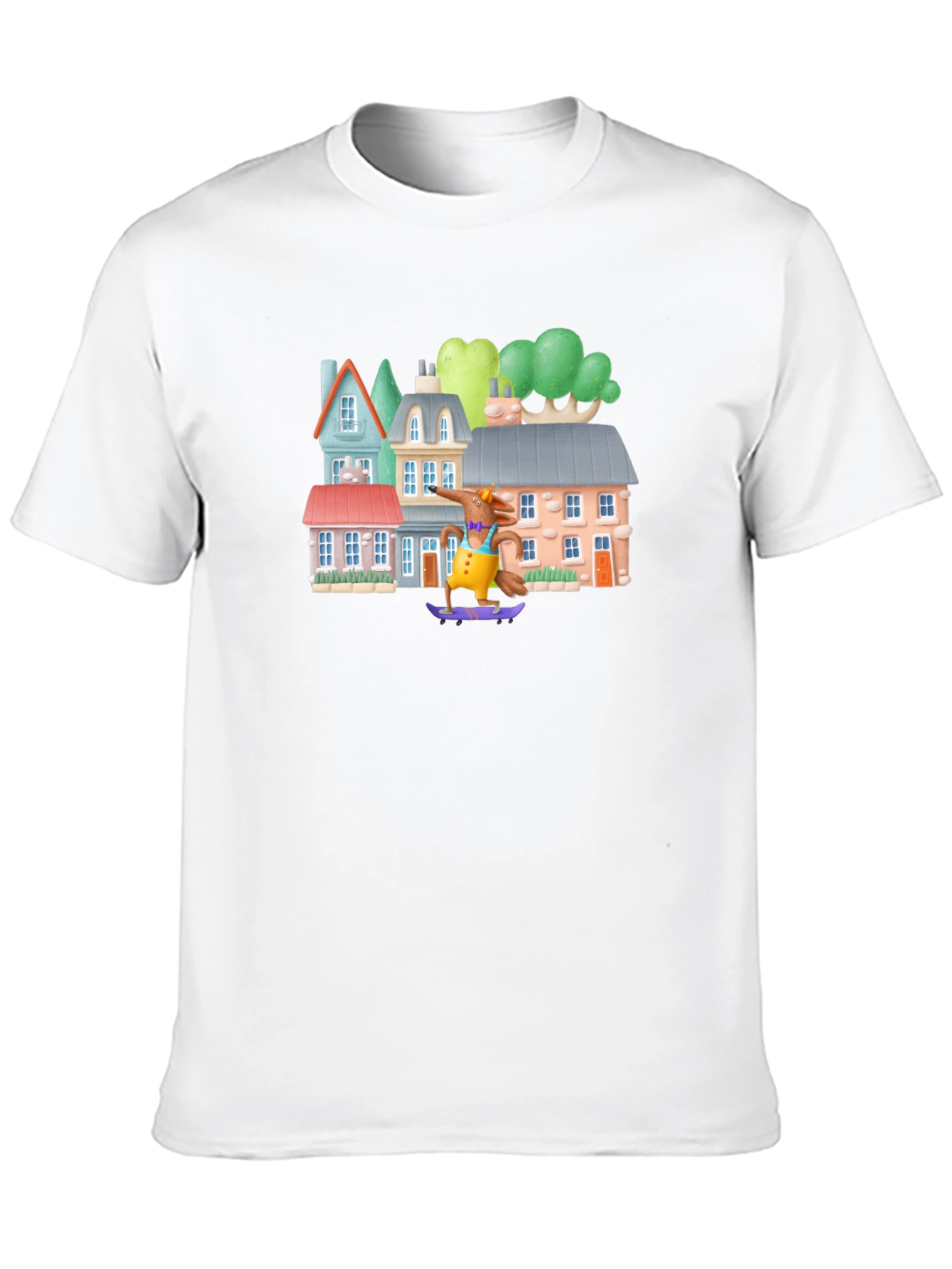 Skateboarding Fox Tee