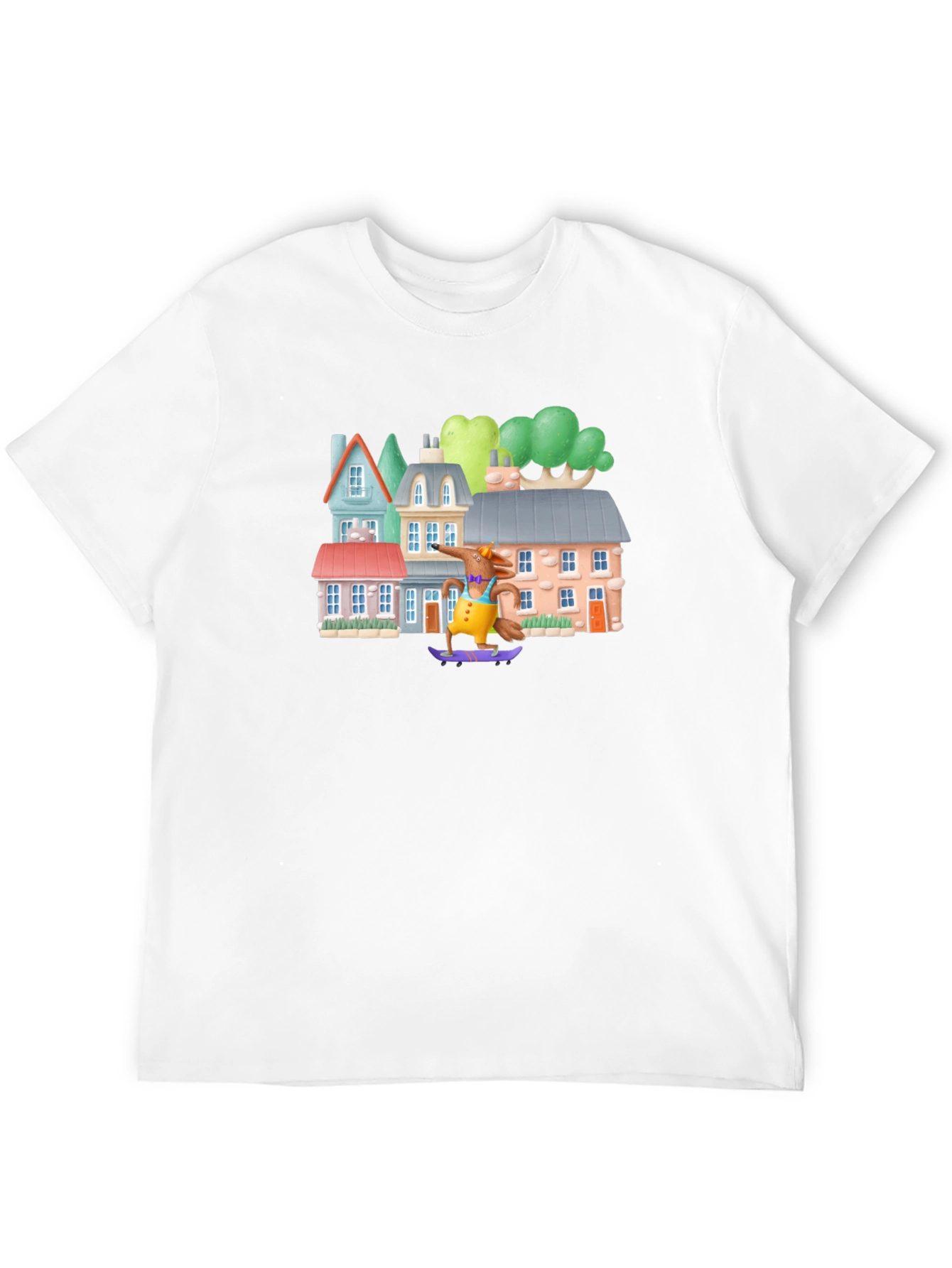 Skateboarding Fox Tee