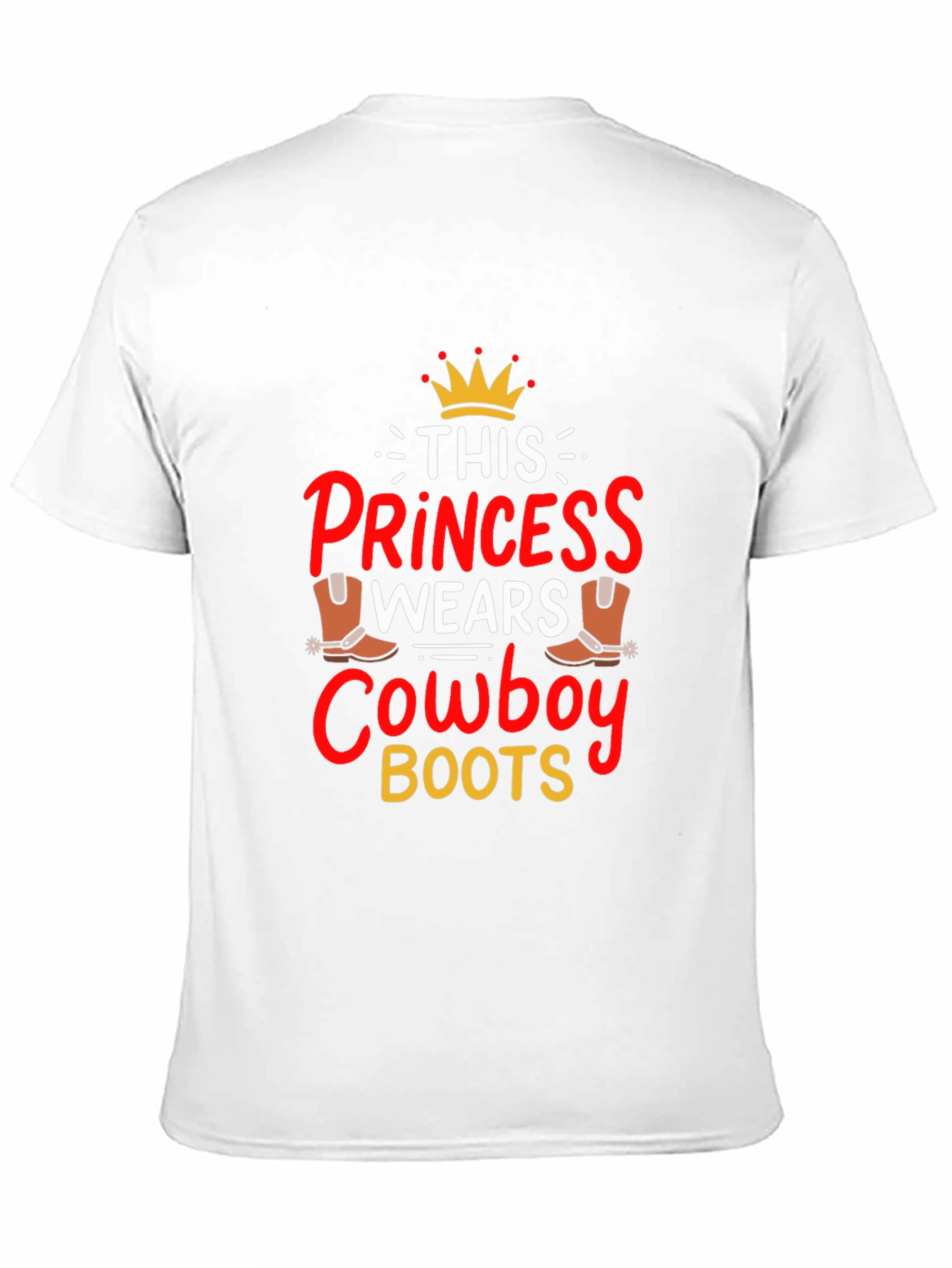 Princess Cowboy Boots Graphic Tee