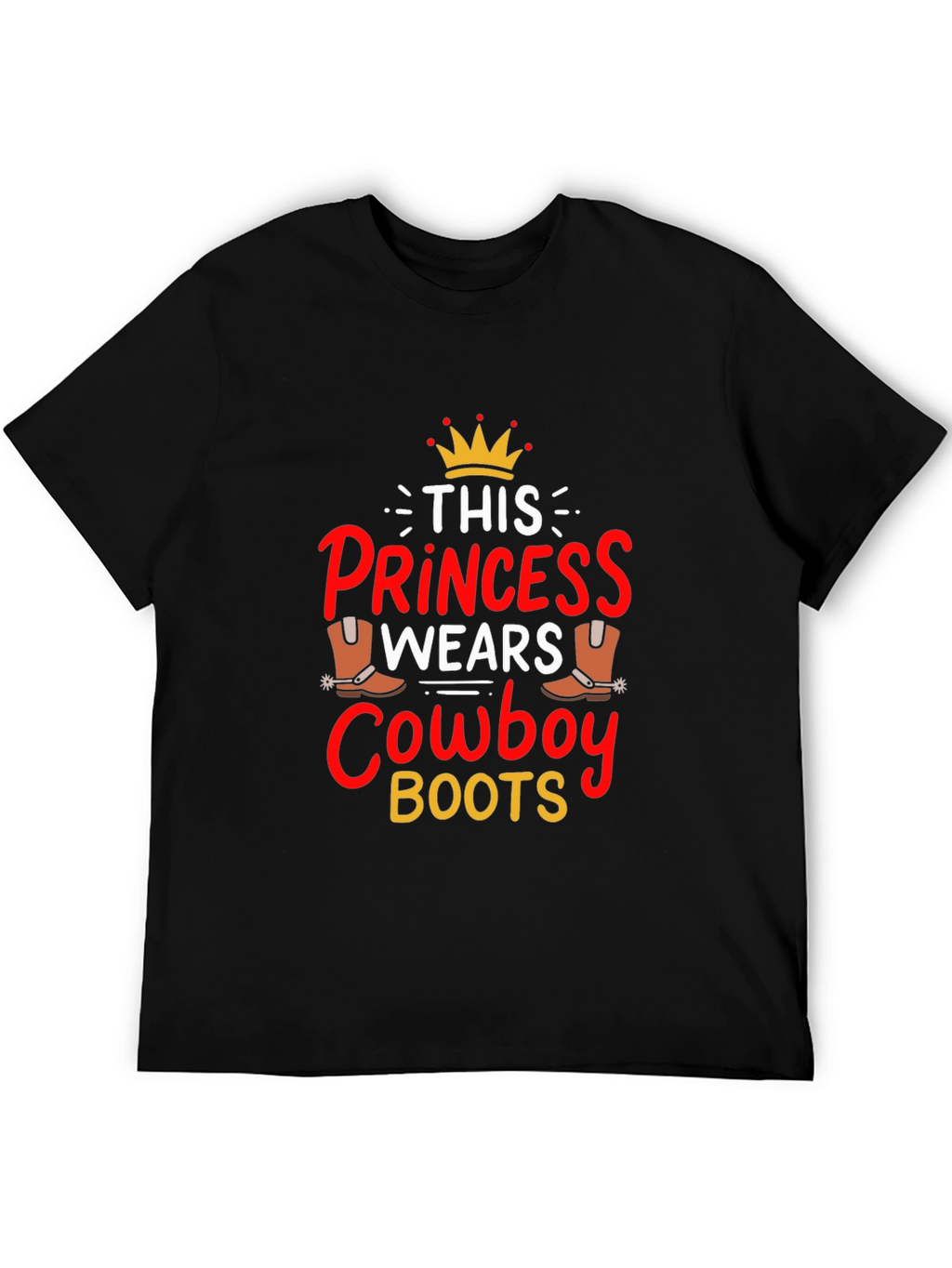 Princess Cowboy Boots Graphic Tee