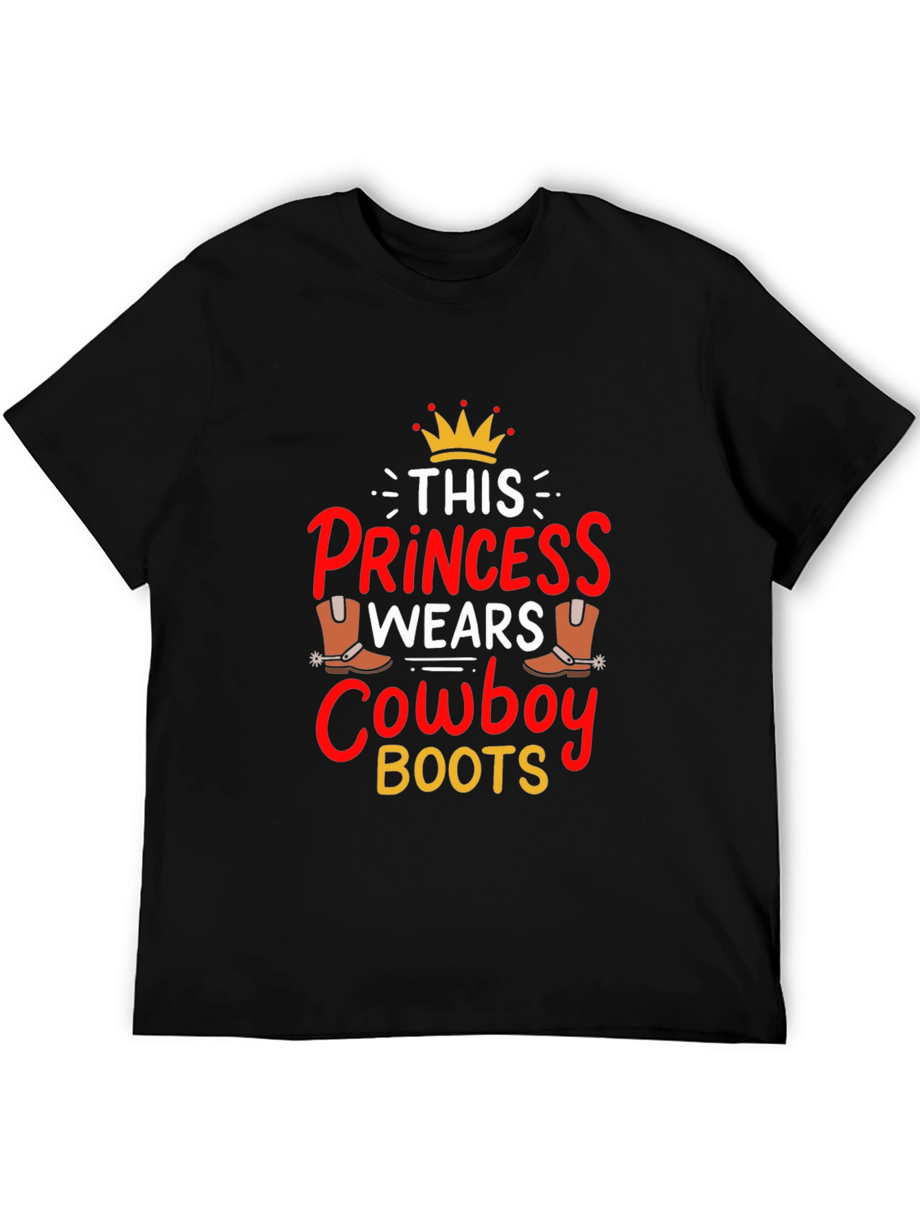 Princess Cowboy Boots Graphic Tee