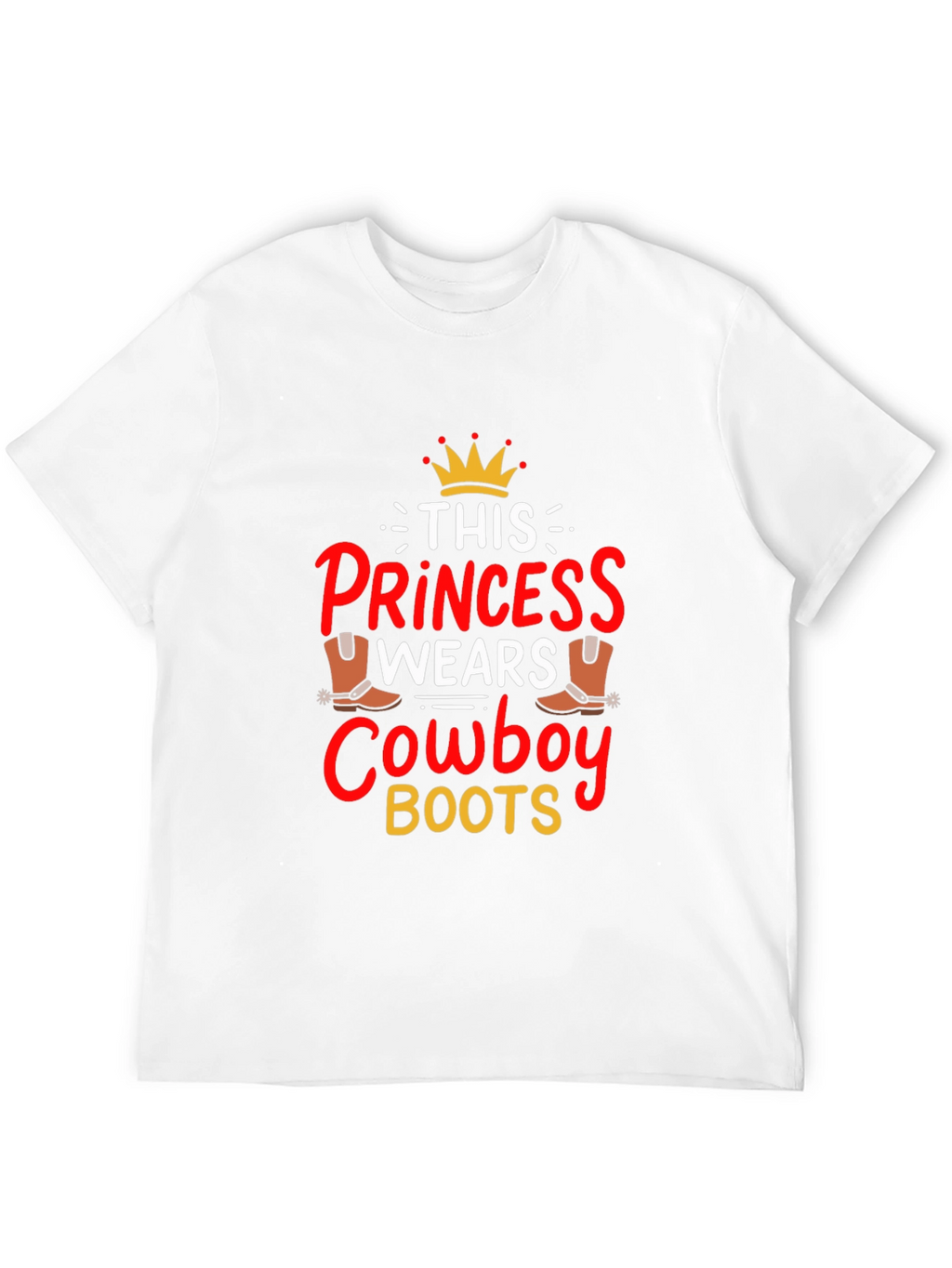 Princess Cowboy Boots Graphic Tee