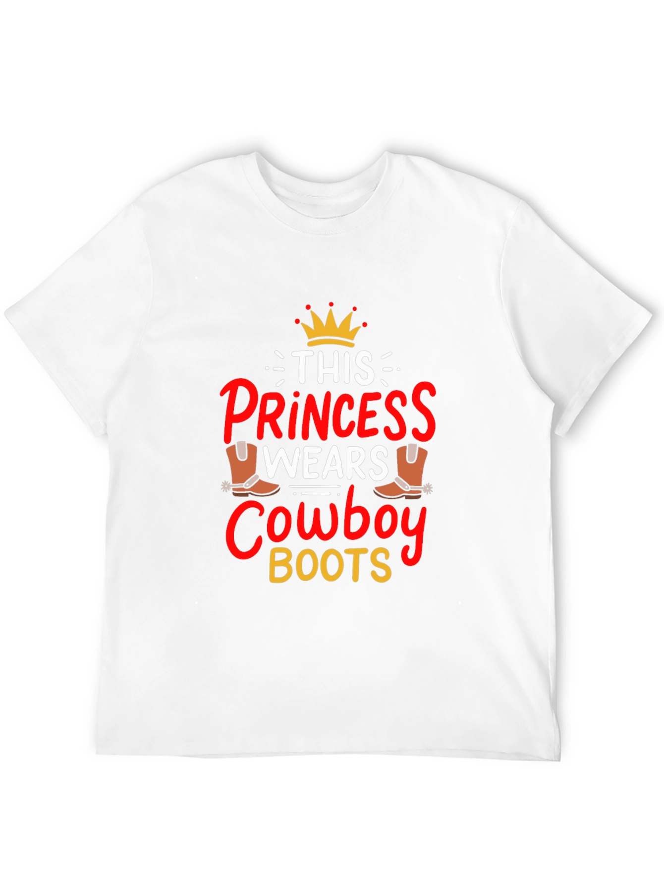 Princess Cowboy Boots Graphic Tee