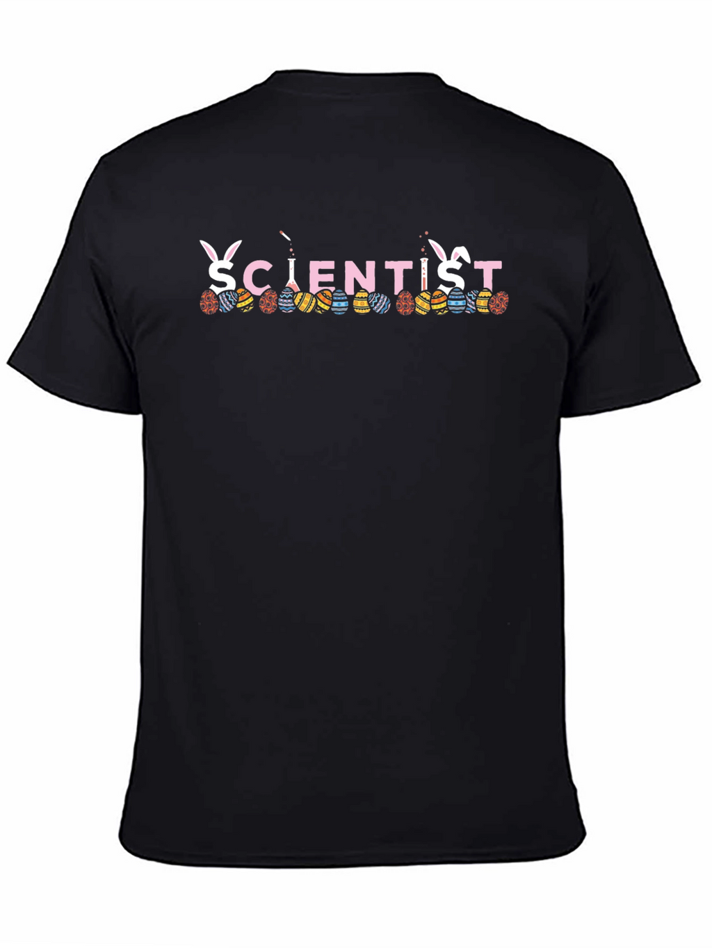 Scientist Easter Bunny Egg T-Shirt Funny Spring Holiday Tee