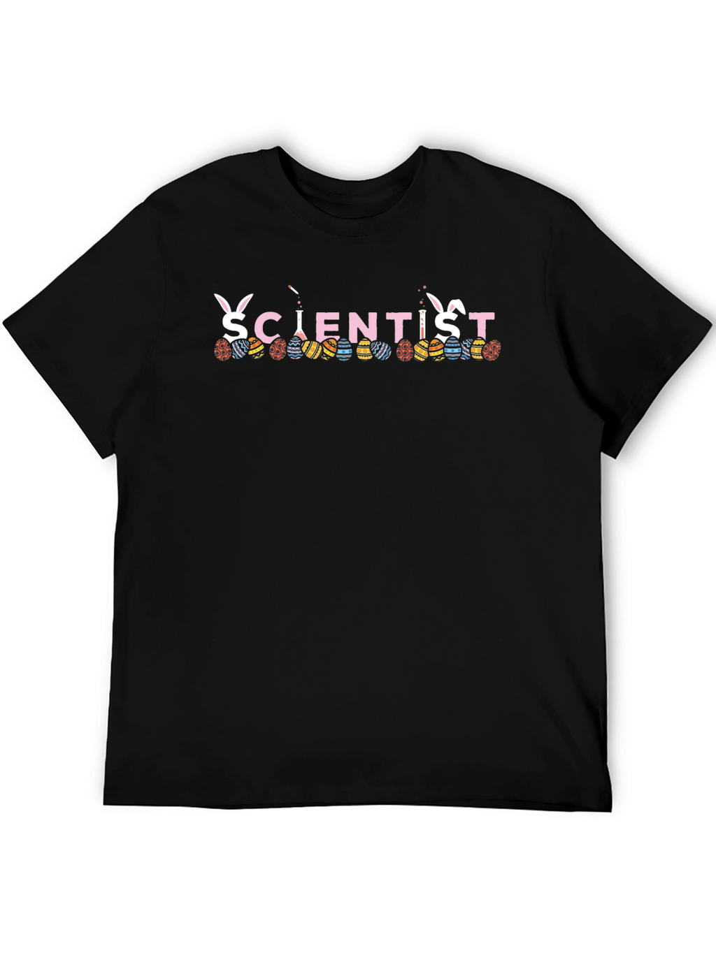 Scientist Easter Bunny Egg T-Shirt Funny Spring Holiday Tee