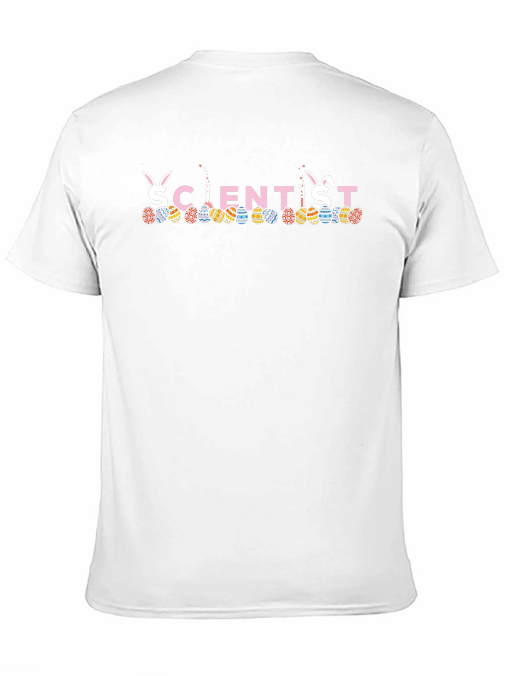 Scientist Easter Bunny Egg T-Shirt Funny Spring Holiday Tee