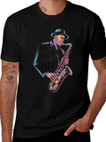 Jazz Musician T-Shirt - Feel the Rhythm