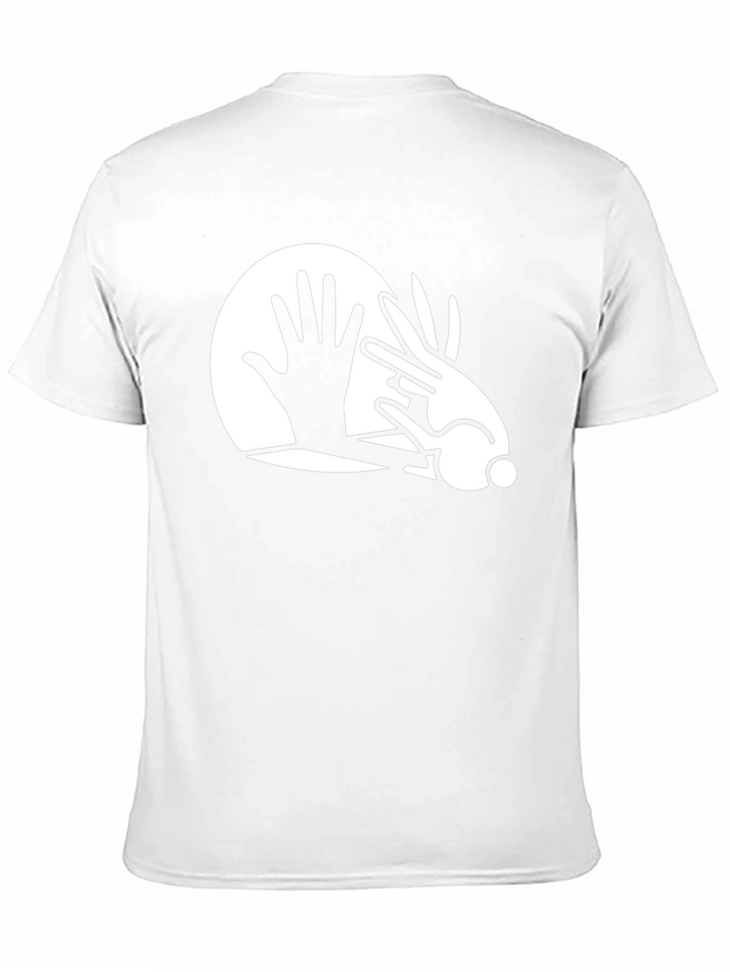 Magic Trick Tee: Hand & Rabbit Illusion Graphic T-Shirt