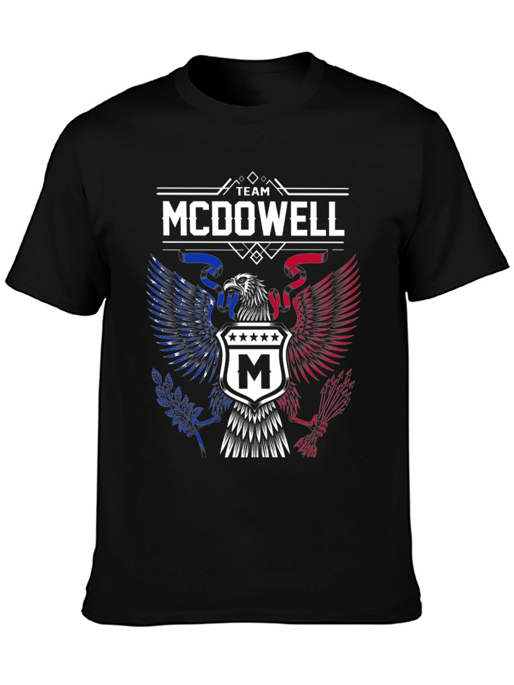 Team McDowell Eagle Crest Graphic T-Shirt