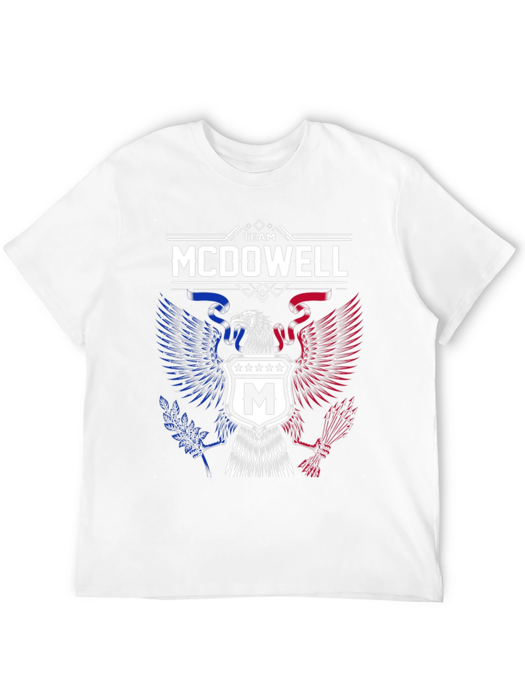 Team McDowell Eagle Crest Graphic T-Shirt