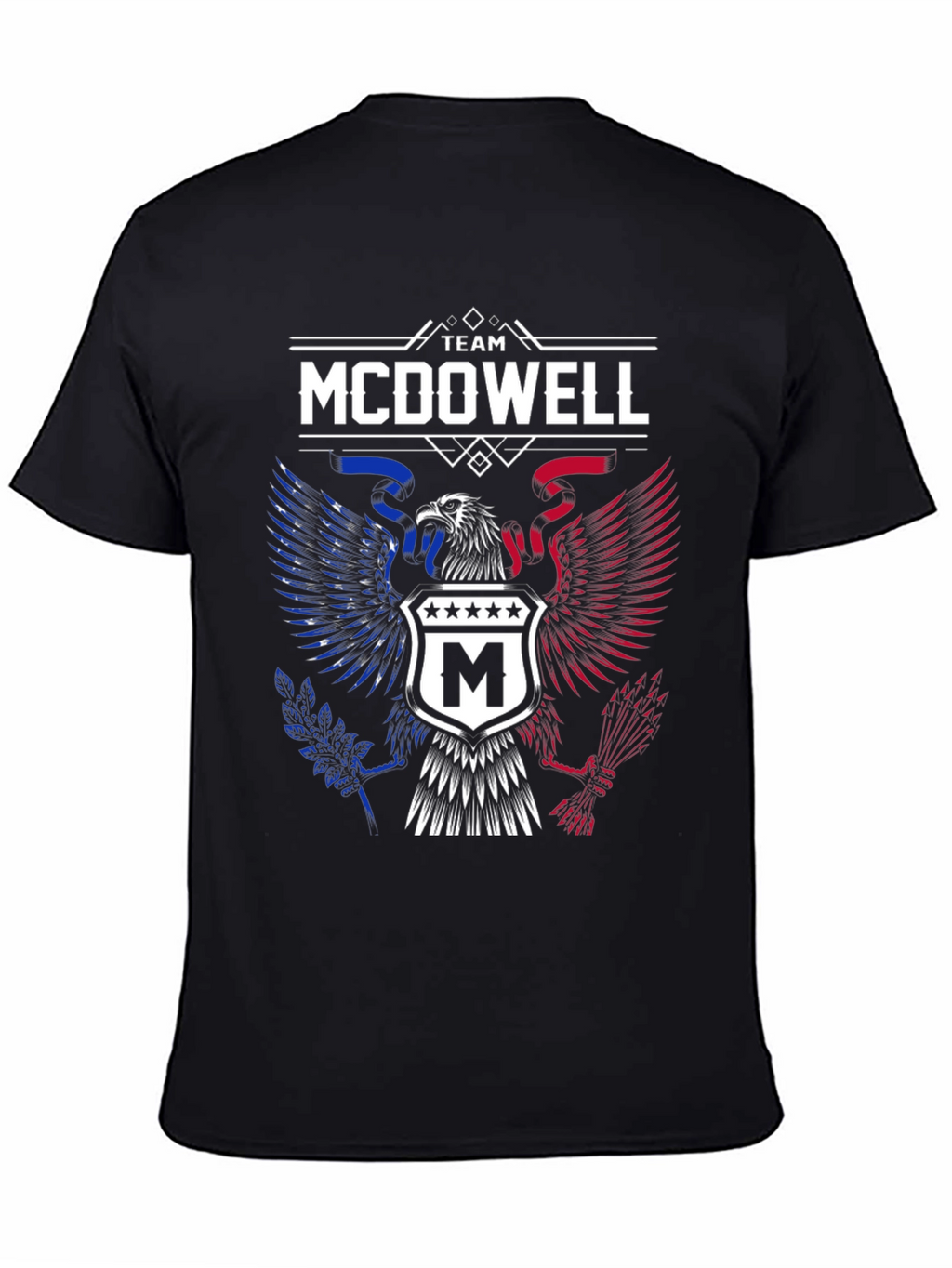 Team McDowell Eagle Crest Graphic T-Shirt