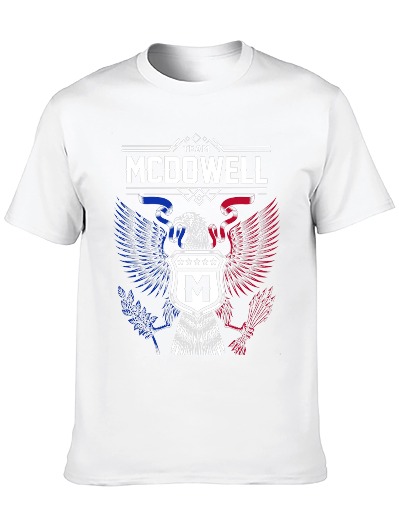 Team McDowell Eagle Crest Graphic T-Shirt