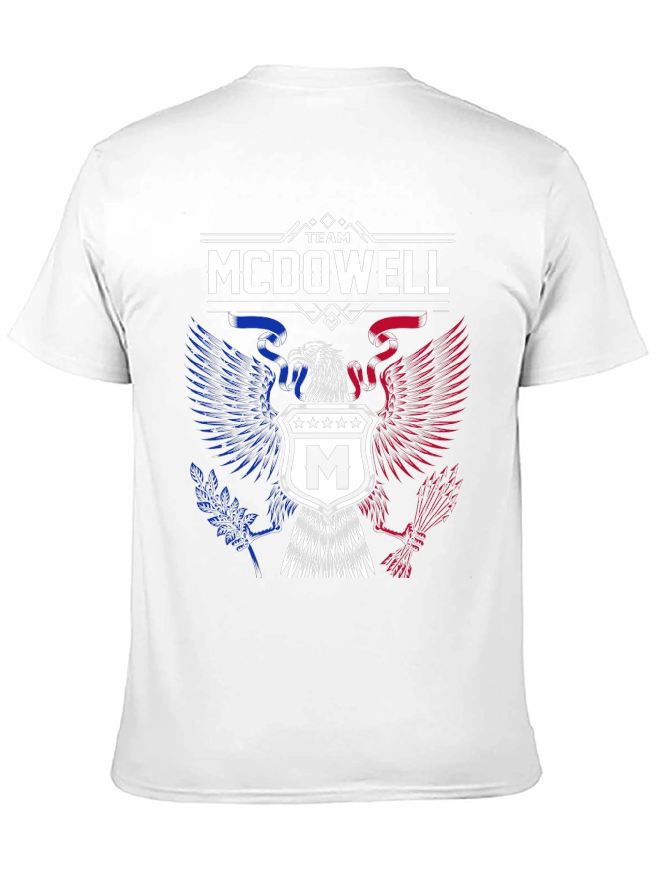 Team McDowell Eagle Crest Graphic T-Shirt