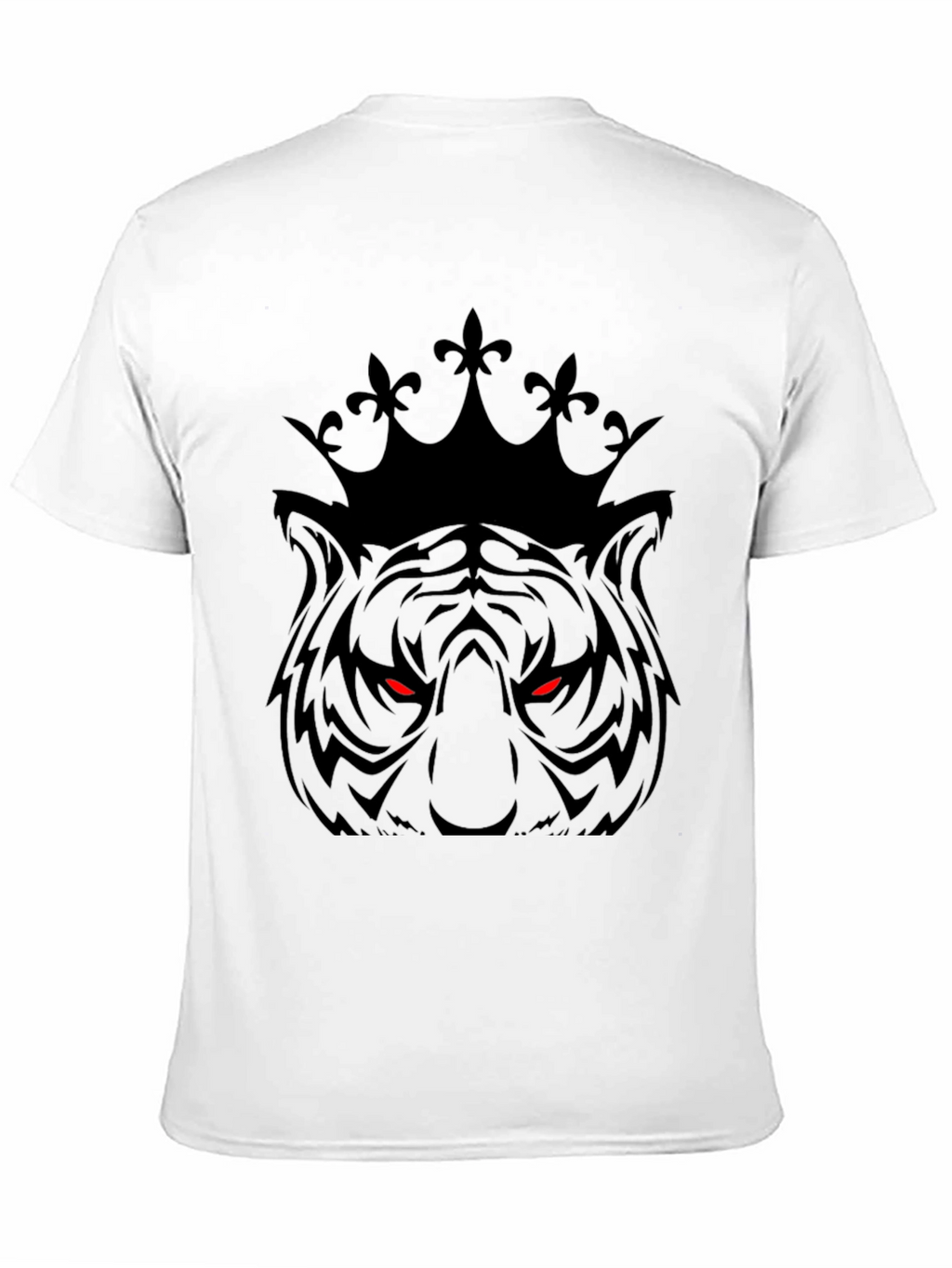 Tiger King Graphic Print Black T-Shirt