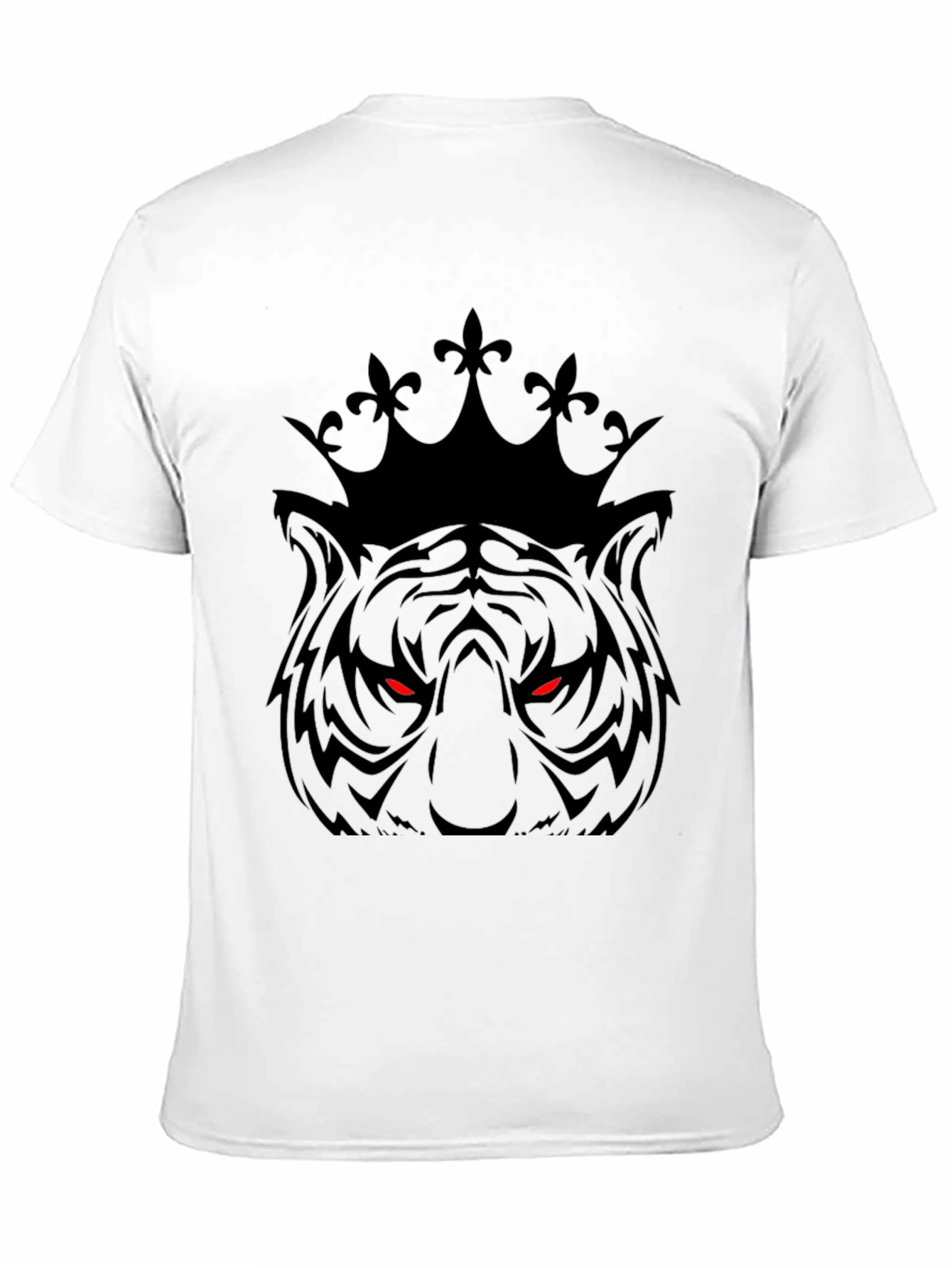 Tiger King Graphic Print Black T-Shirt