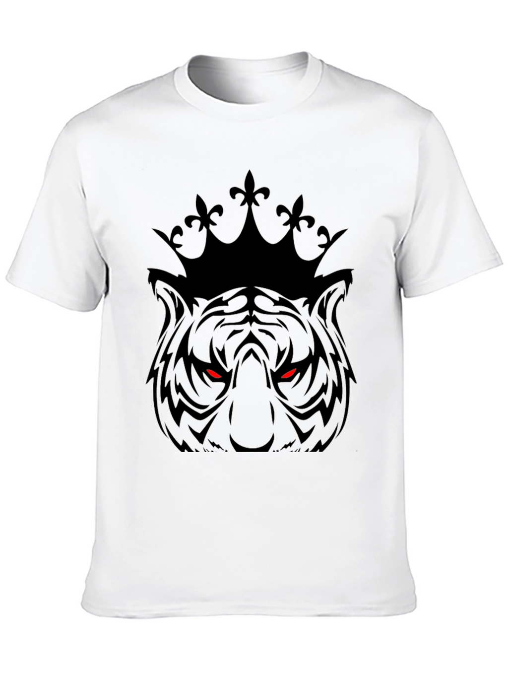 Tiger King Graphic Print Black T-Shirt