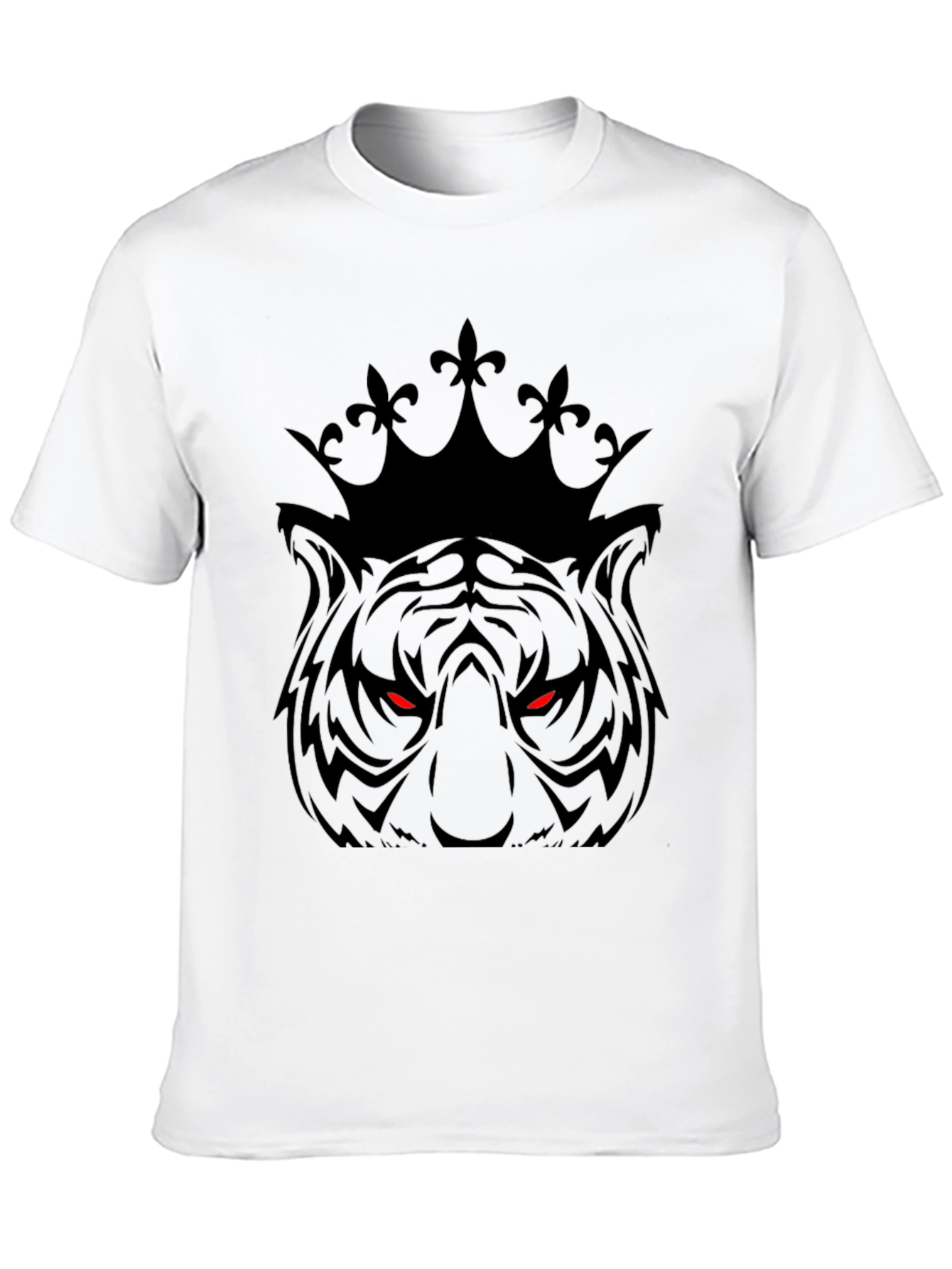 Tiger King Graphic Print Black T-Shirt