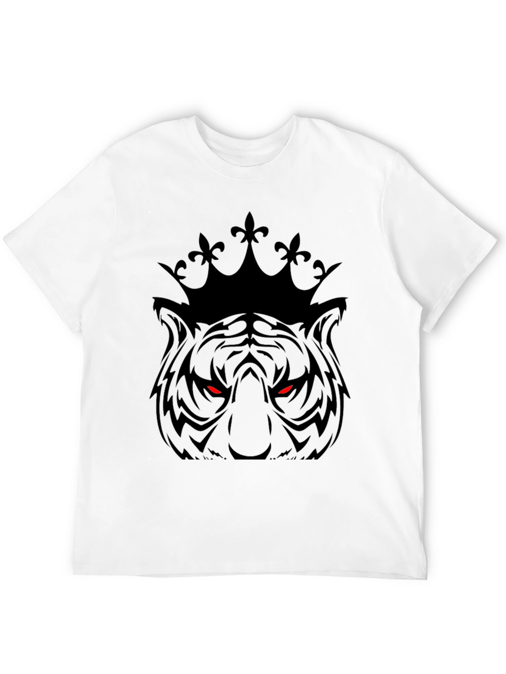 Tiger King Graphic Print Black T-Shirt