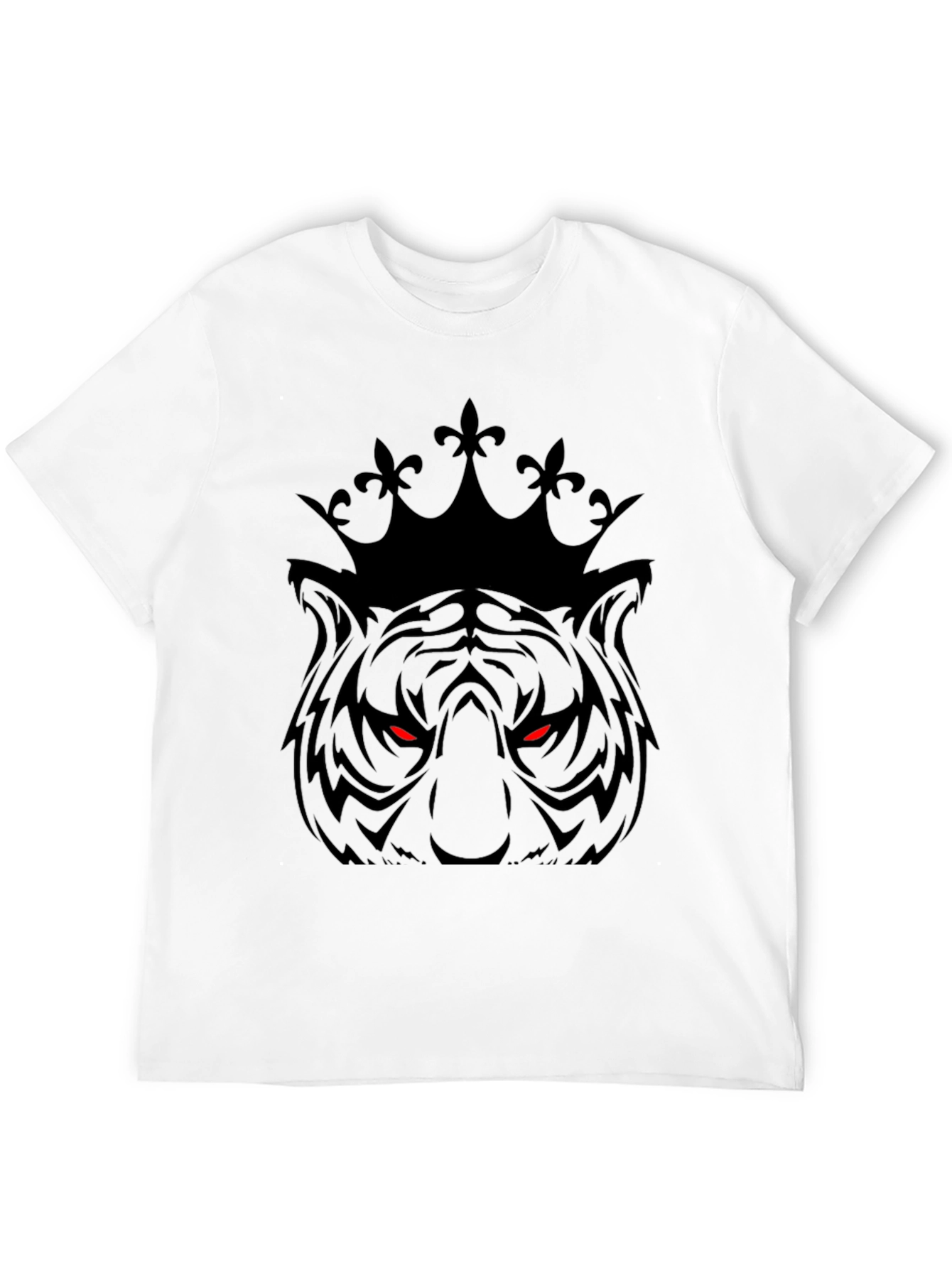 Tiger King Graphic Print Black T-Shirt