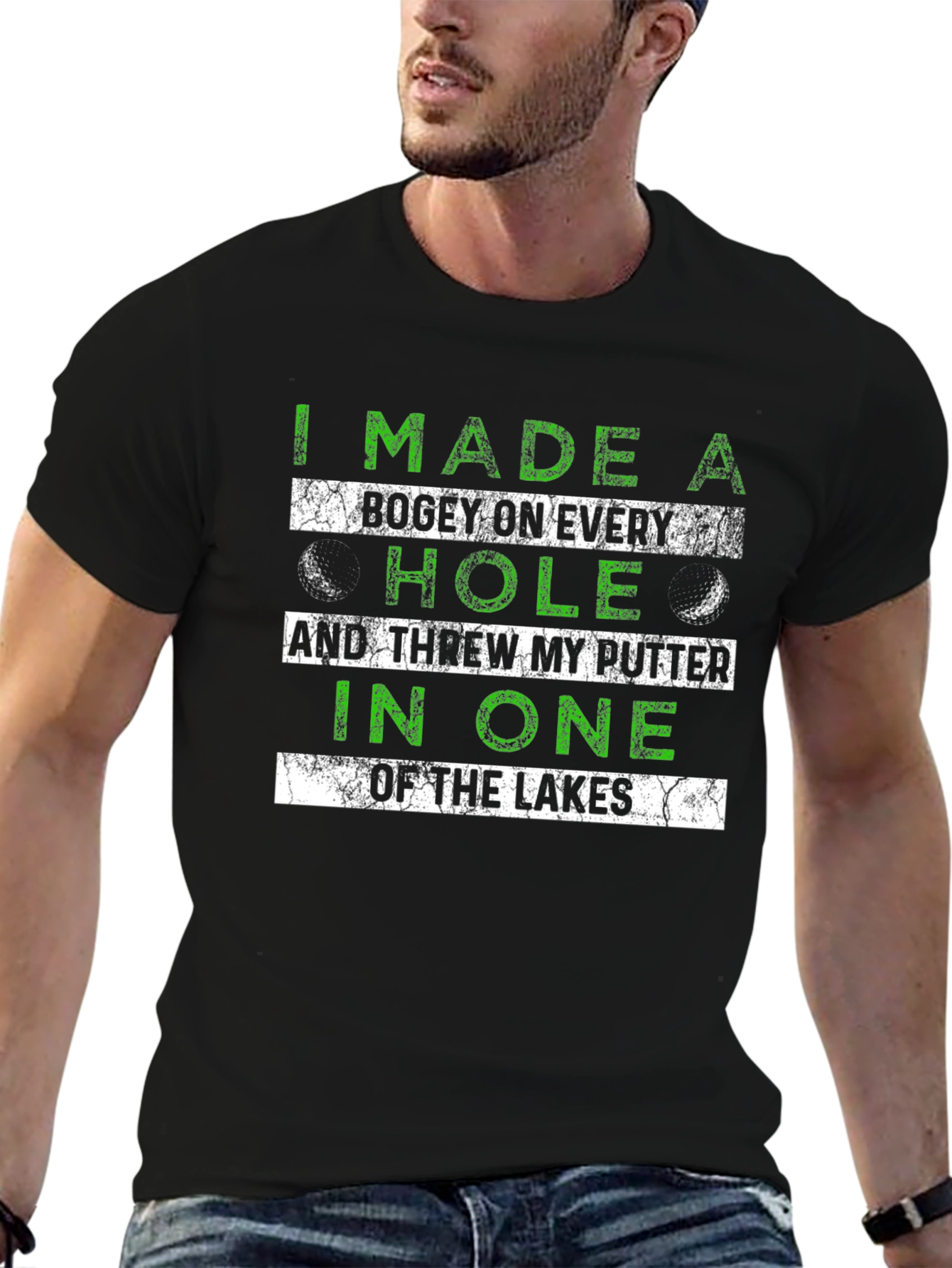 Golf Humor T-Shirt: Bogey Every Hole