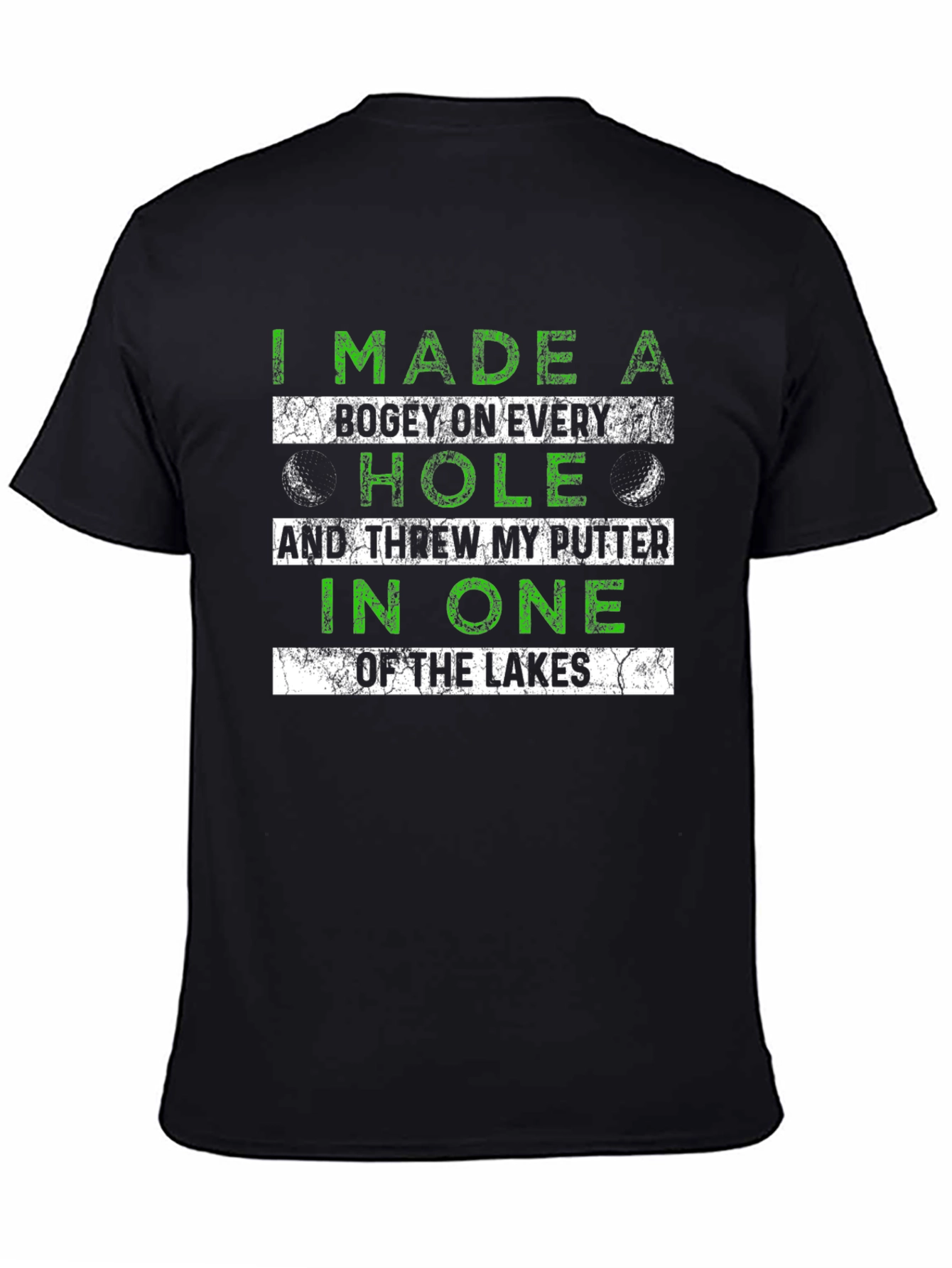 Golf Humor T-Shirt: Bogey Every Hole
