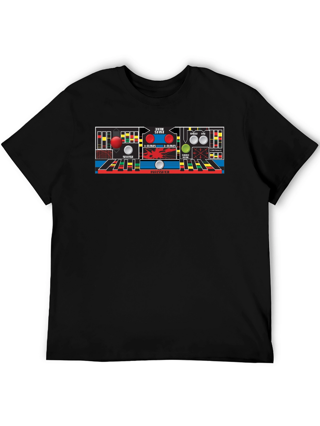 Retro Arcade Game Control Panel T-Shirt