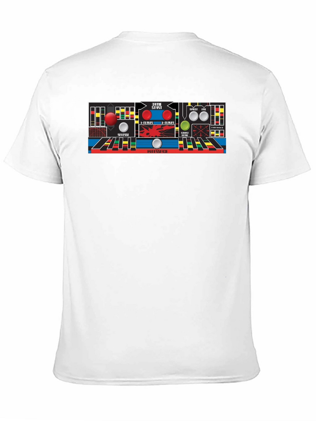 Retro Arcade Game Control Panel T-Shirt