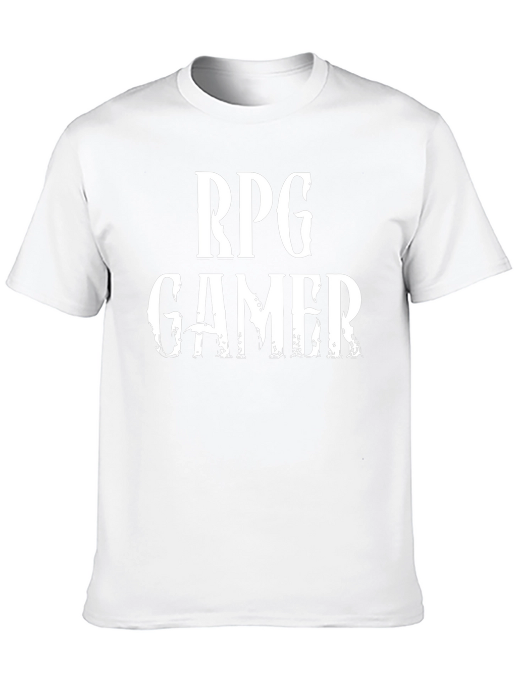 RPG Gamer Graphic Print Black T-Shirt