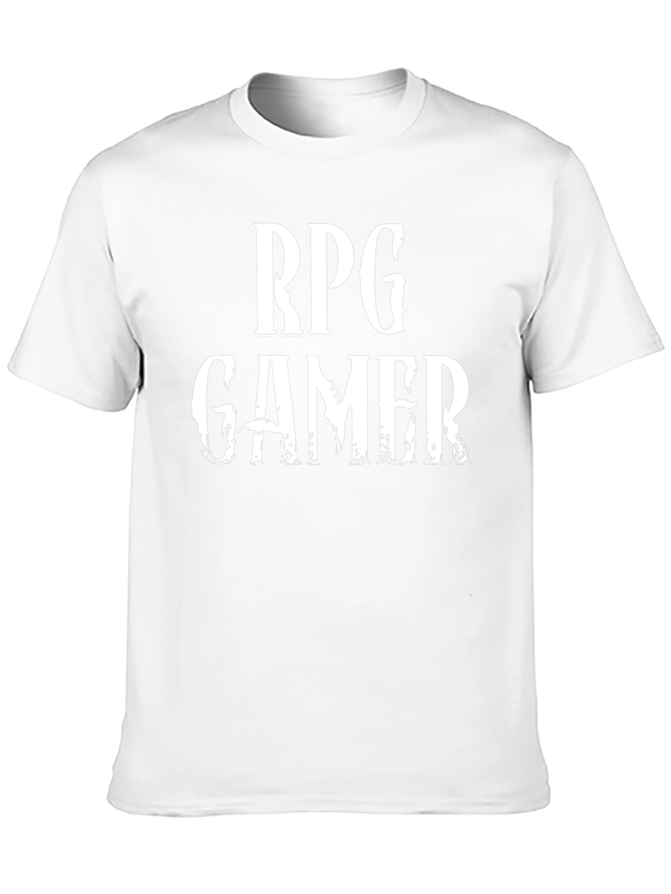 RPG Gamer Graphic Print Black T-Shirt