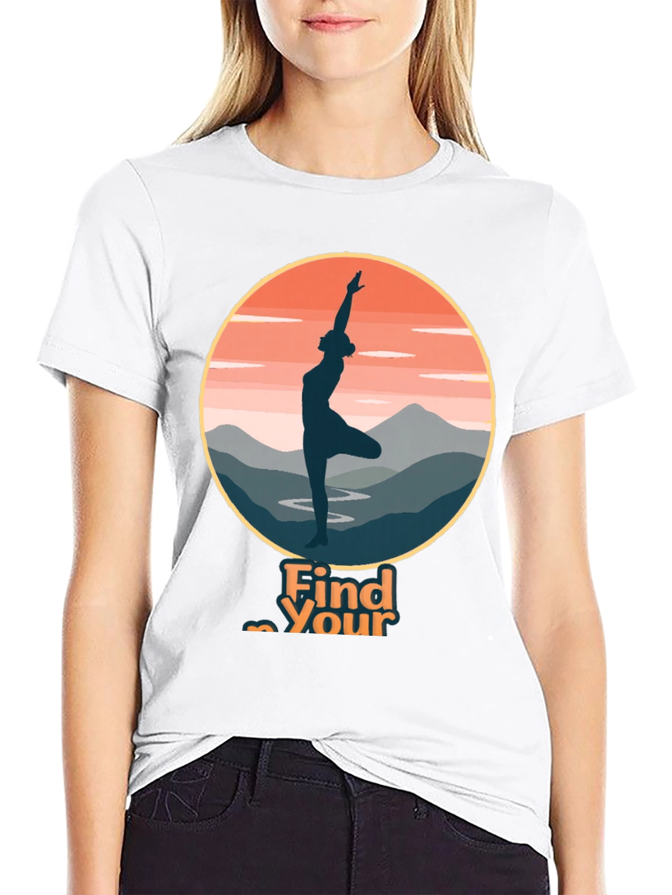 Yoga Find Your Flow Graphic Tee