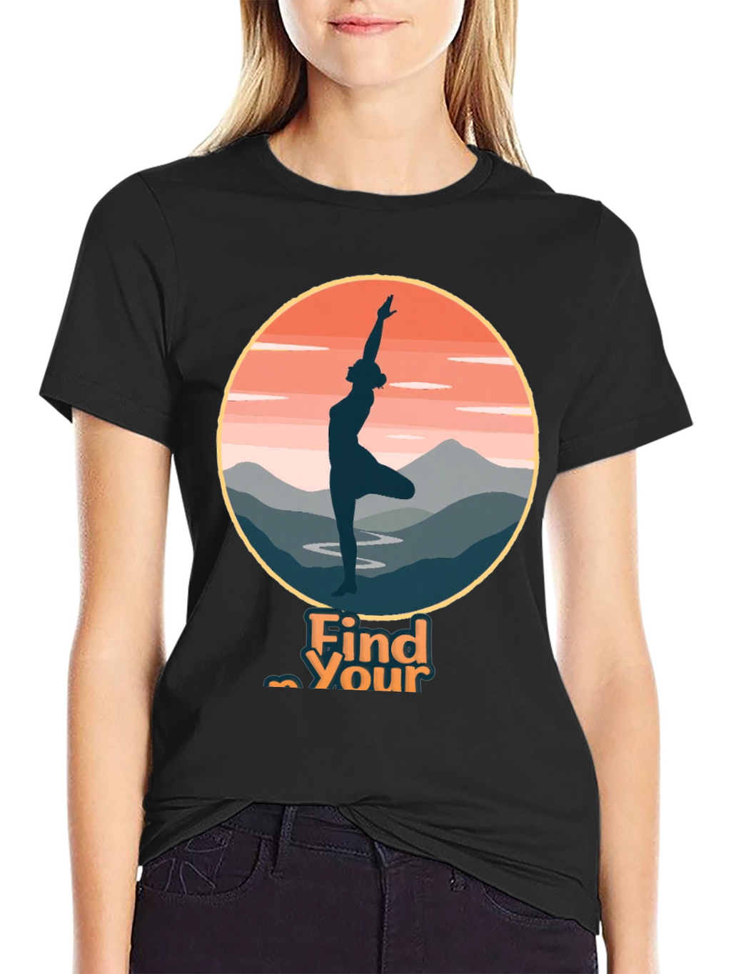 Yoga Find Your Flow Graphic Tee
