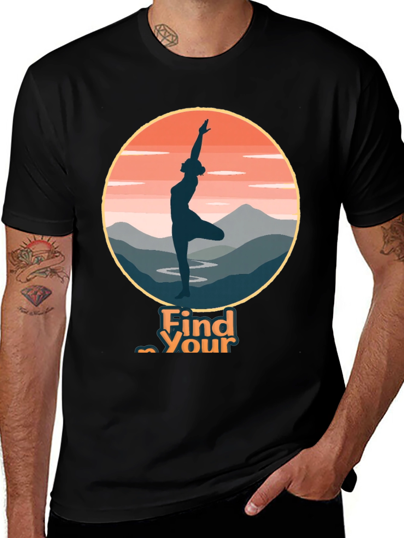 Yoga Find Your Flow Graphic Tee