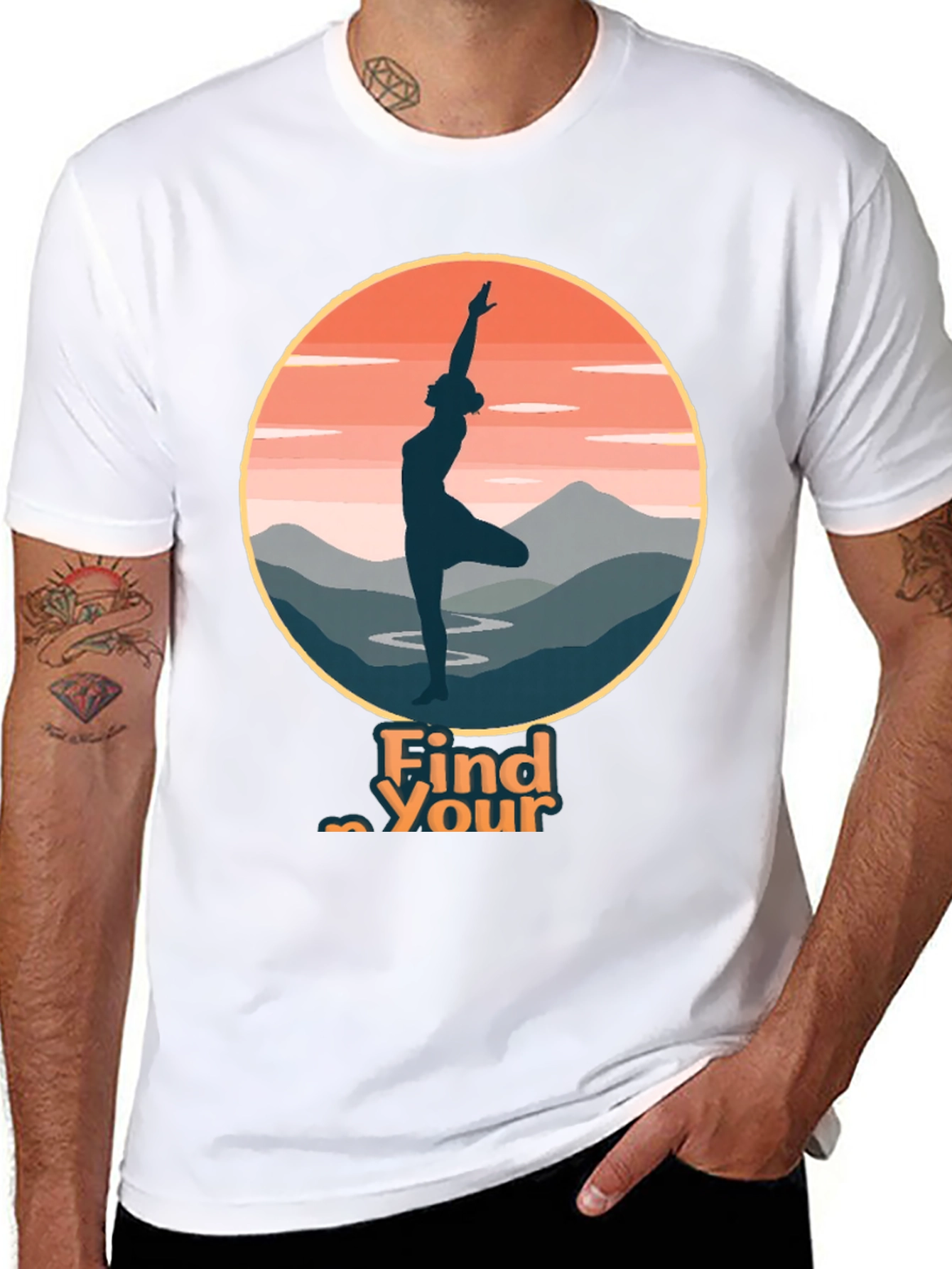 Yoga Find Your Flow Graphic Tee