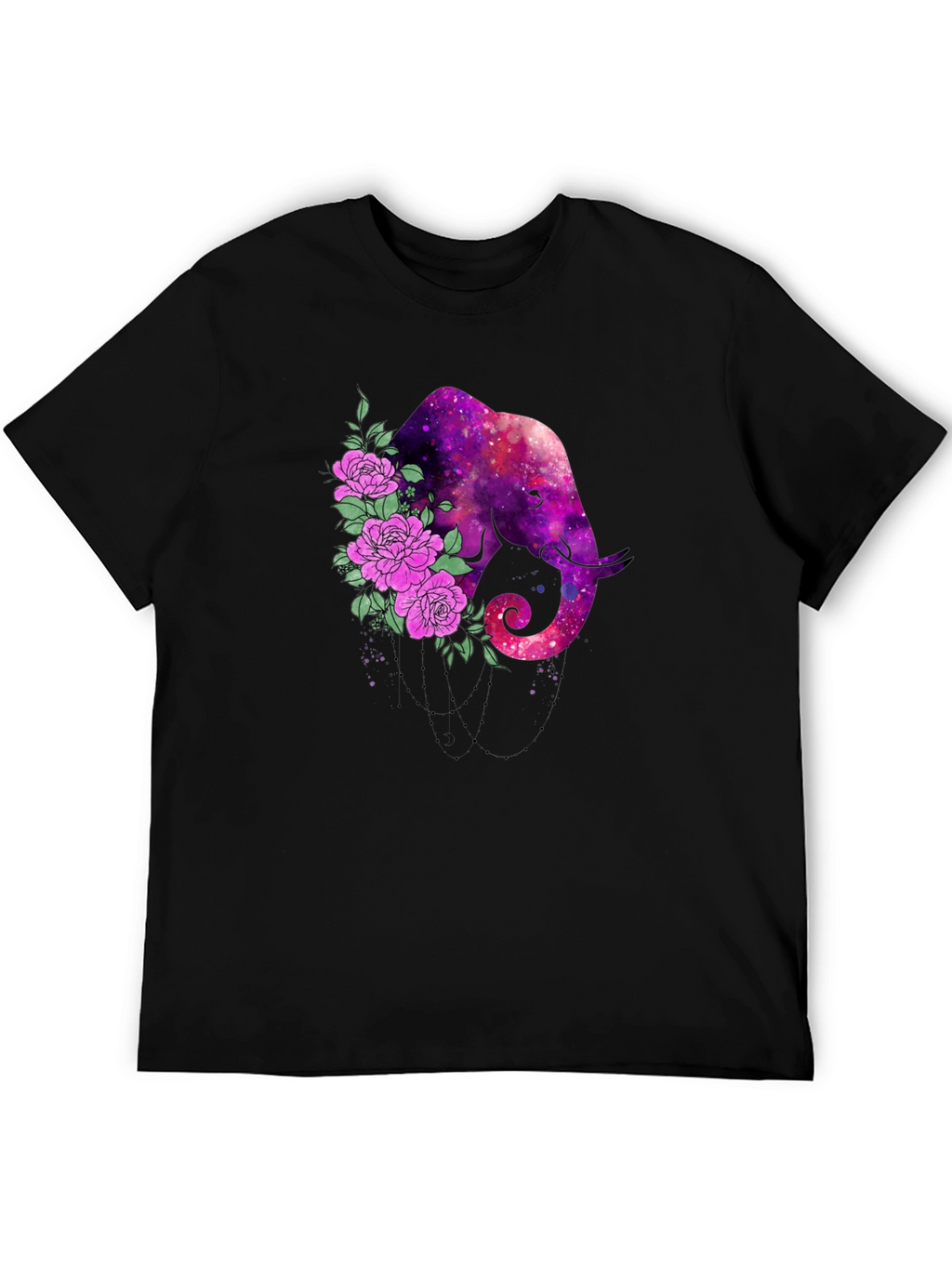 Galaxy Elephant Floral Tee