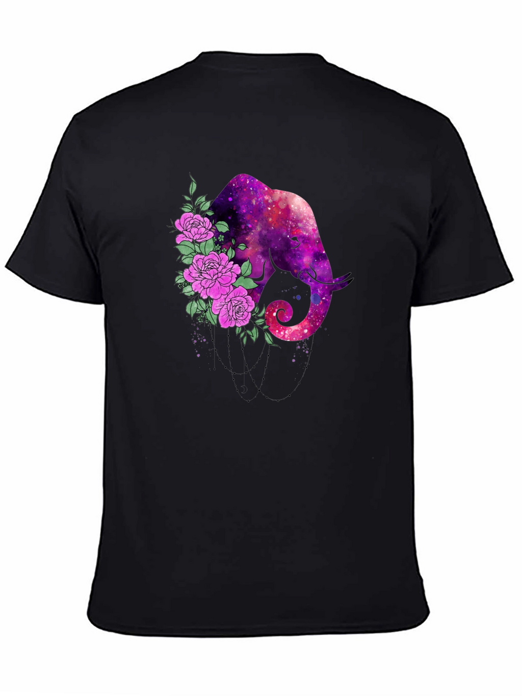Galaxy Elephant Floral Tee