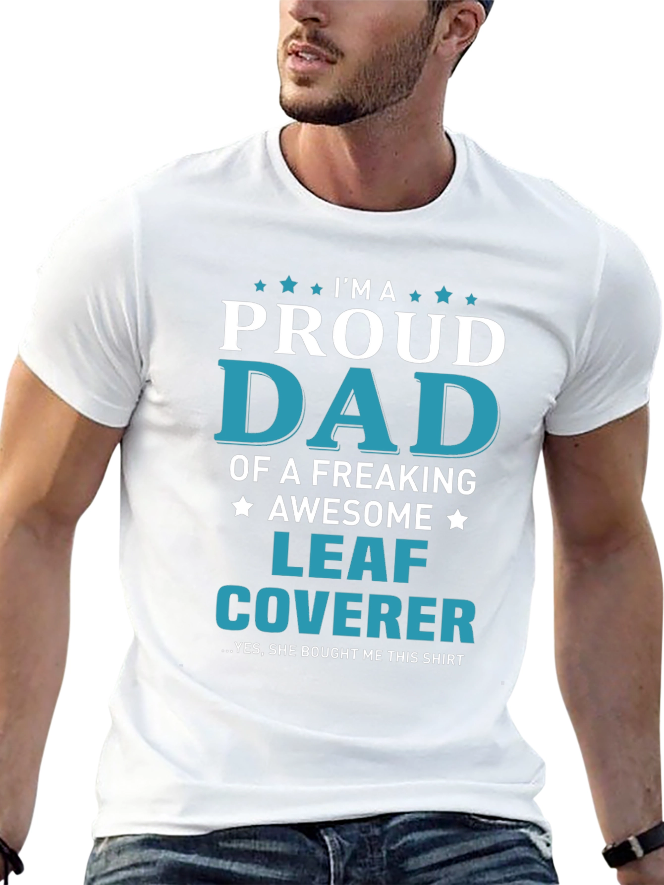 Proud Dad Leaf Coverer T-Shirt