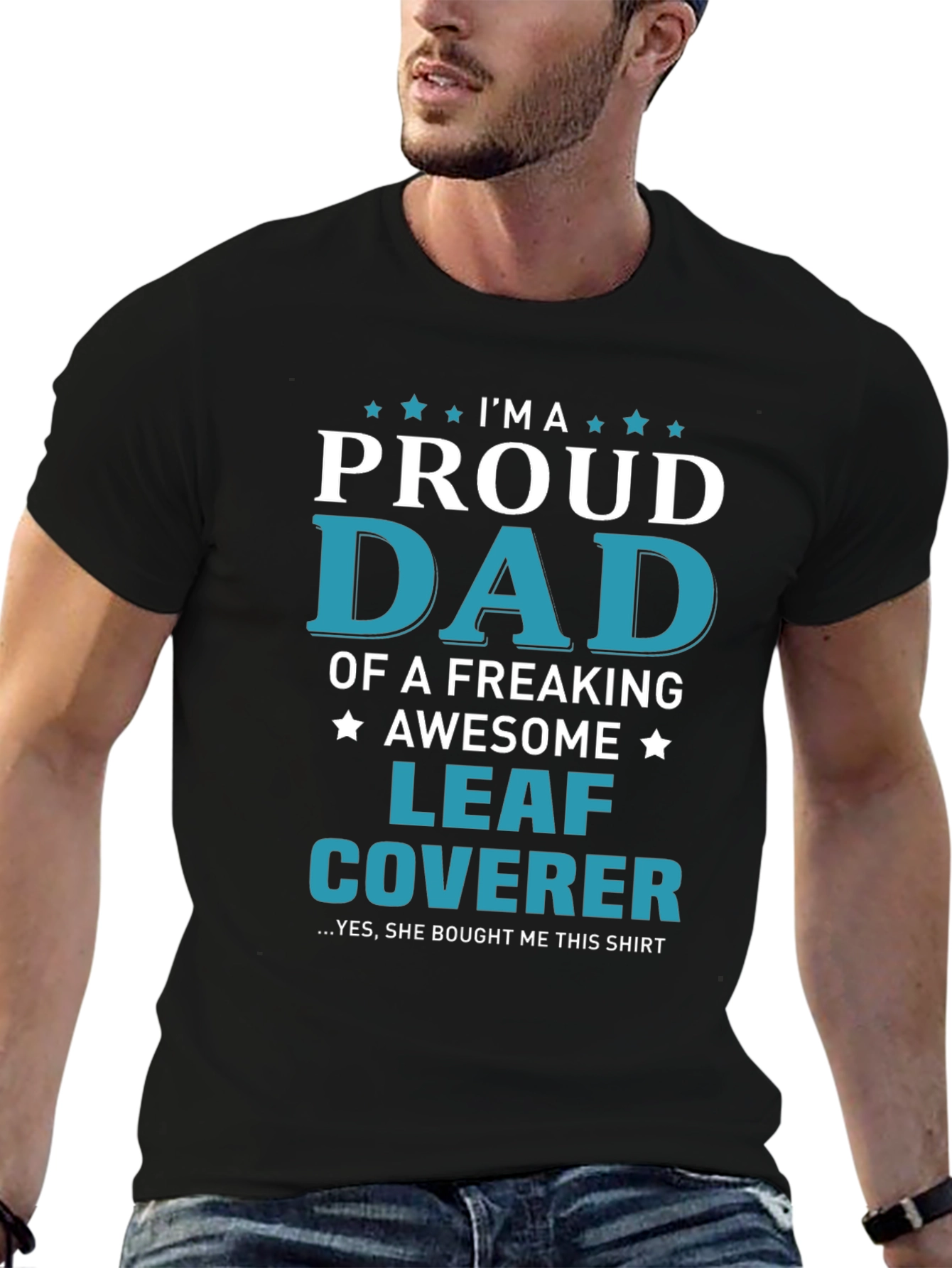 Proud Dad Leaf Coverer T-Shirt