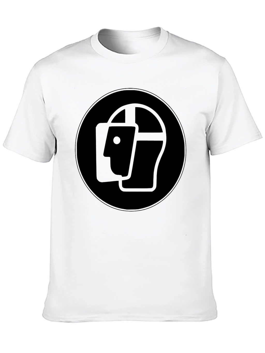 Abstract Head Graphic Black T-Shirt