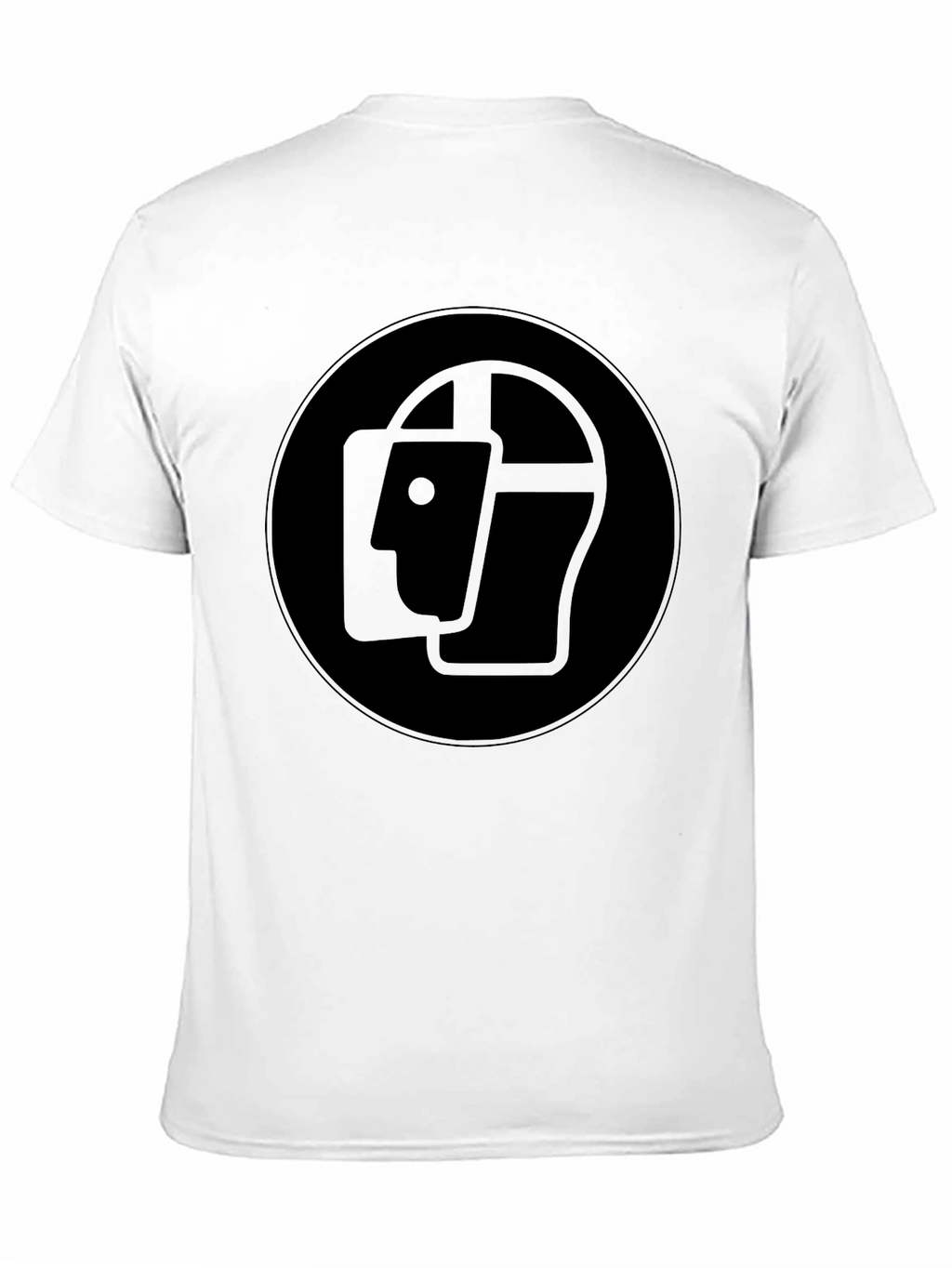 Abstract Head Graphic Black T-Shirt