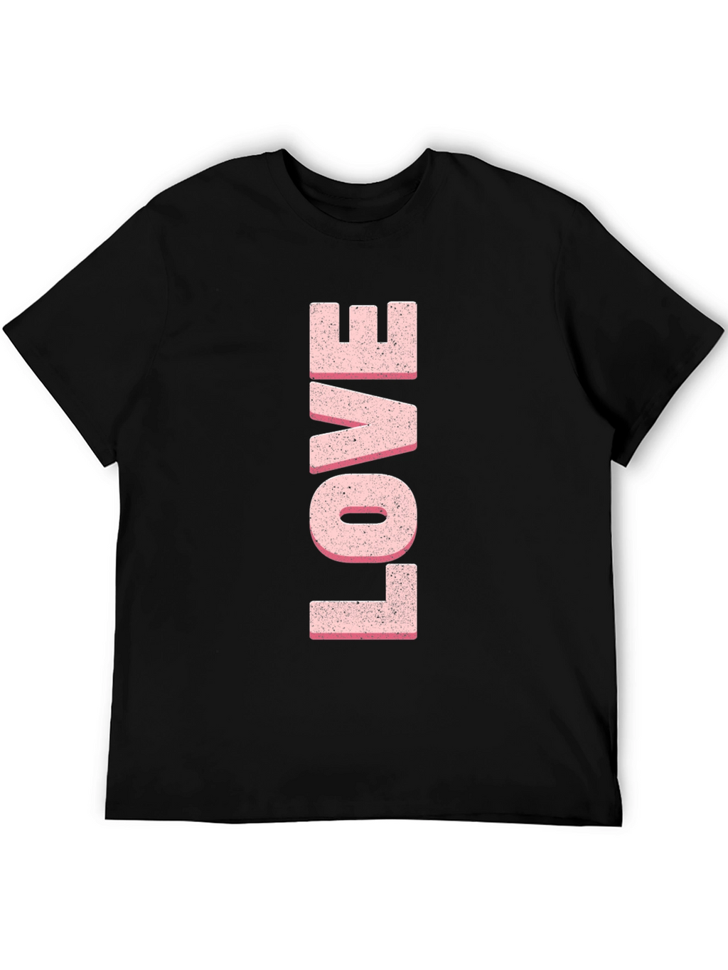 Love T-Shirt - Pink Letter Print