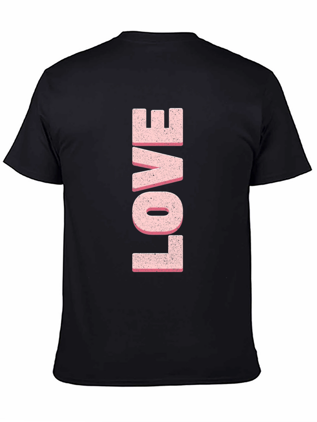 Love T-Shirt - Pink Letter Print