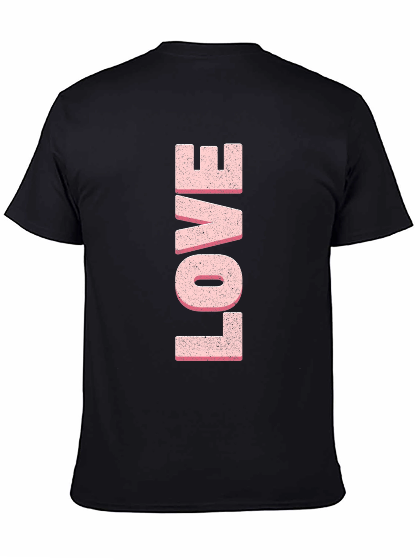 Love T-Shirt - Pink Letter Print